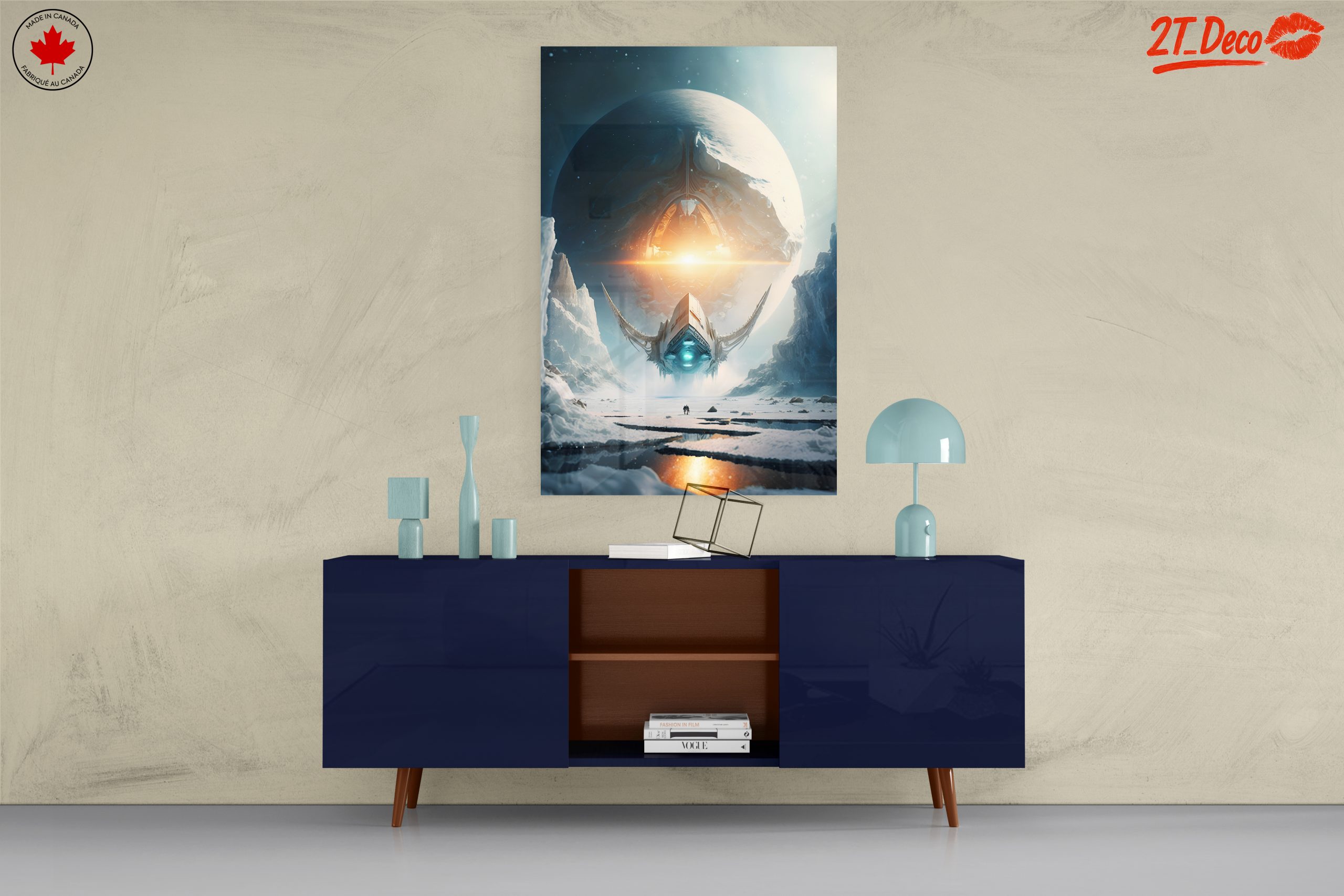 Futuristic Space Landscape with a Starship 2 - Image 8