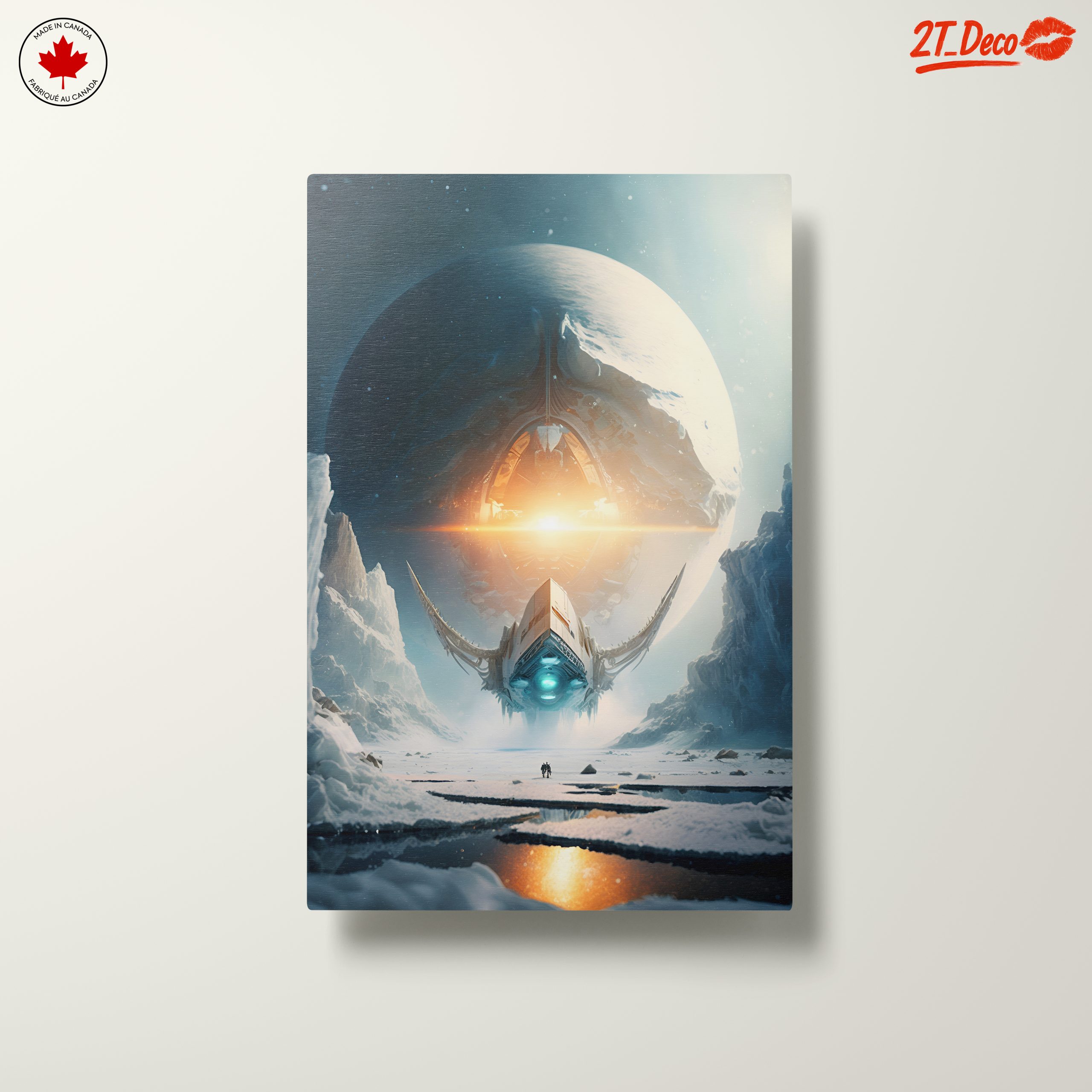 Futuristic Space Landscape with a Starship 2 - Image 10