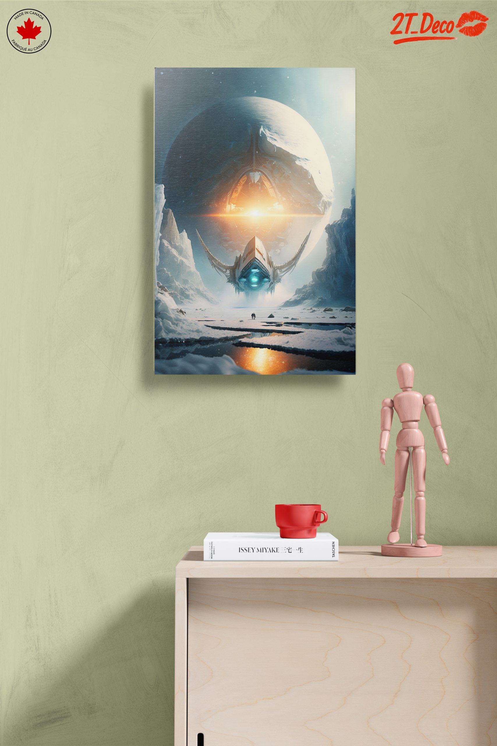 Futuristic Space Landscape with a Starship 2 - Image 14