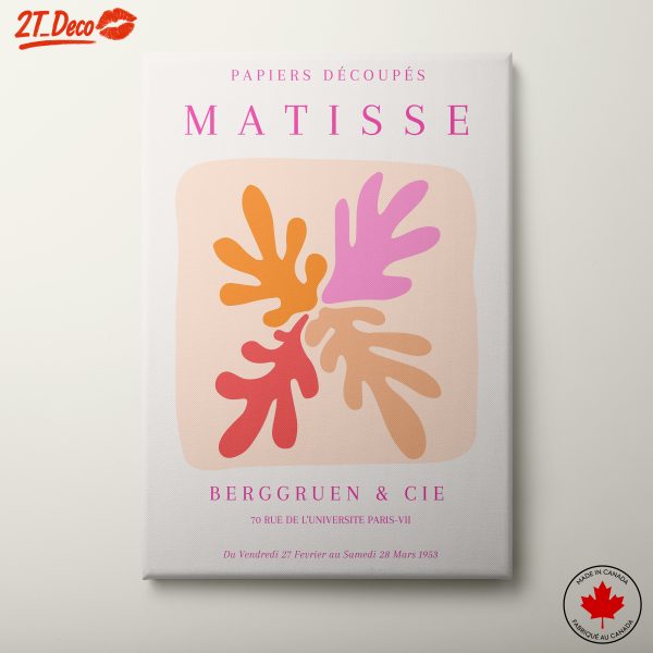 Vibrant Abstract Shapes Art by Matisse
