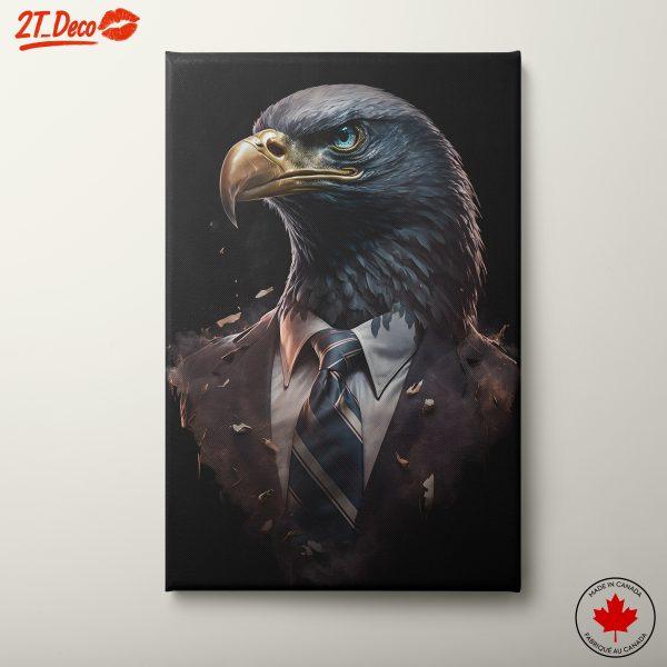 Eagle in a Suit - Animal Portrait