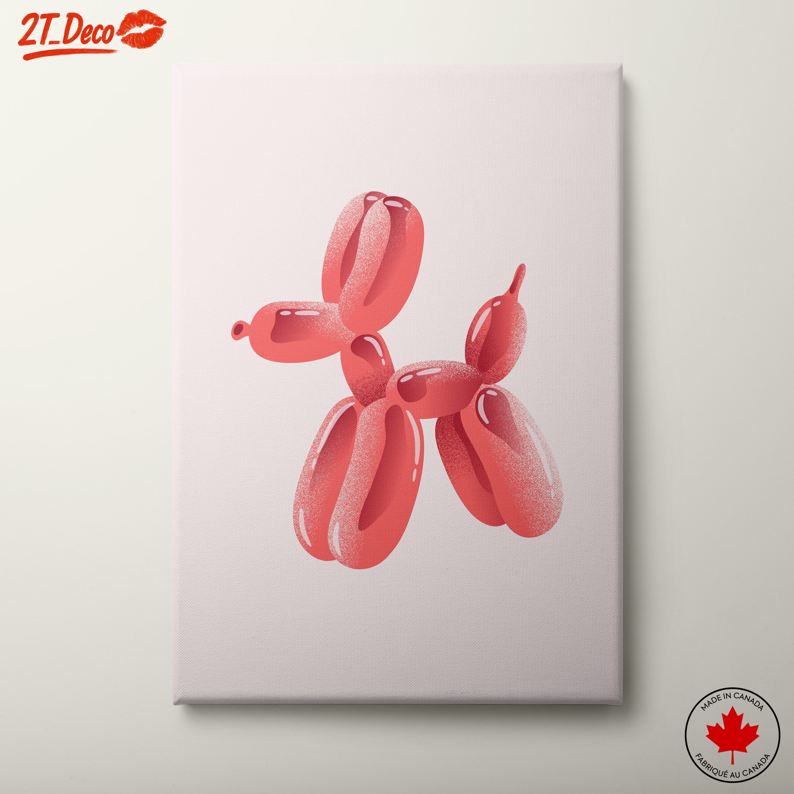 Whimsical Balloon Dog Art