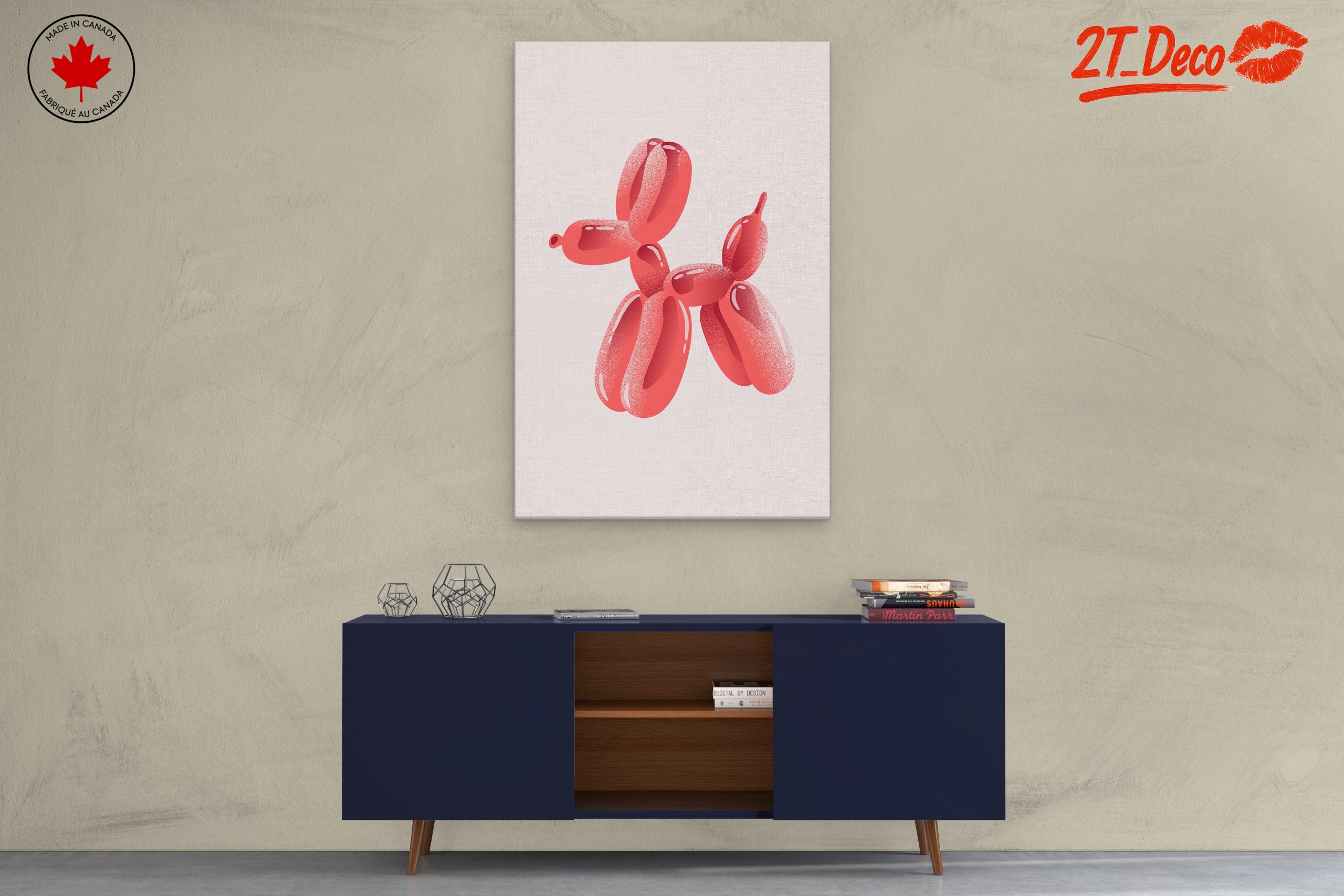 Whimsical Balloon Dog Art - Image 3