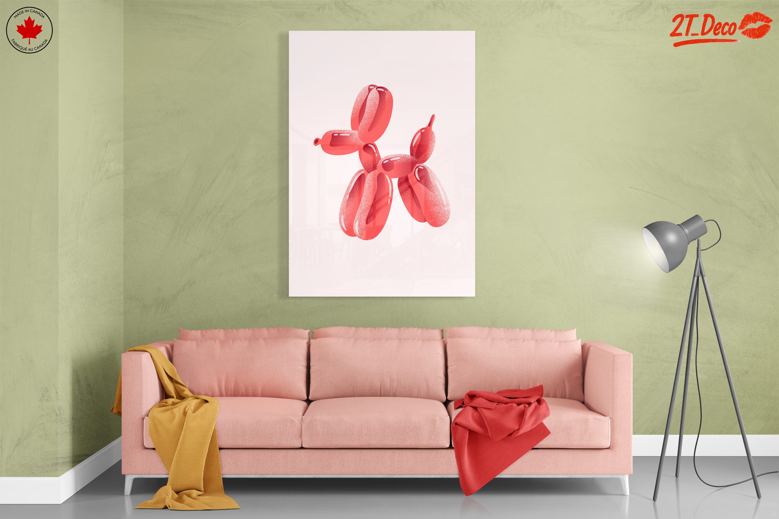 Whimsical Balloon Dog Art - Image 7