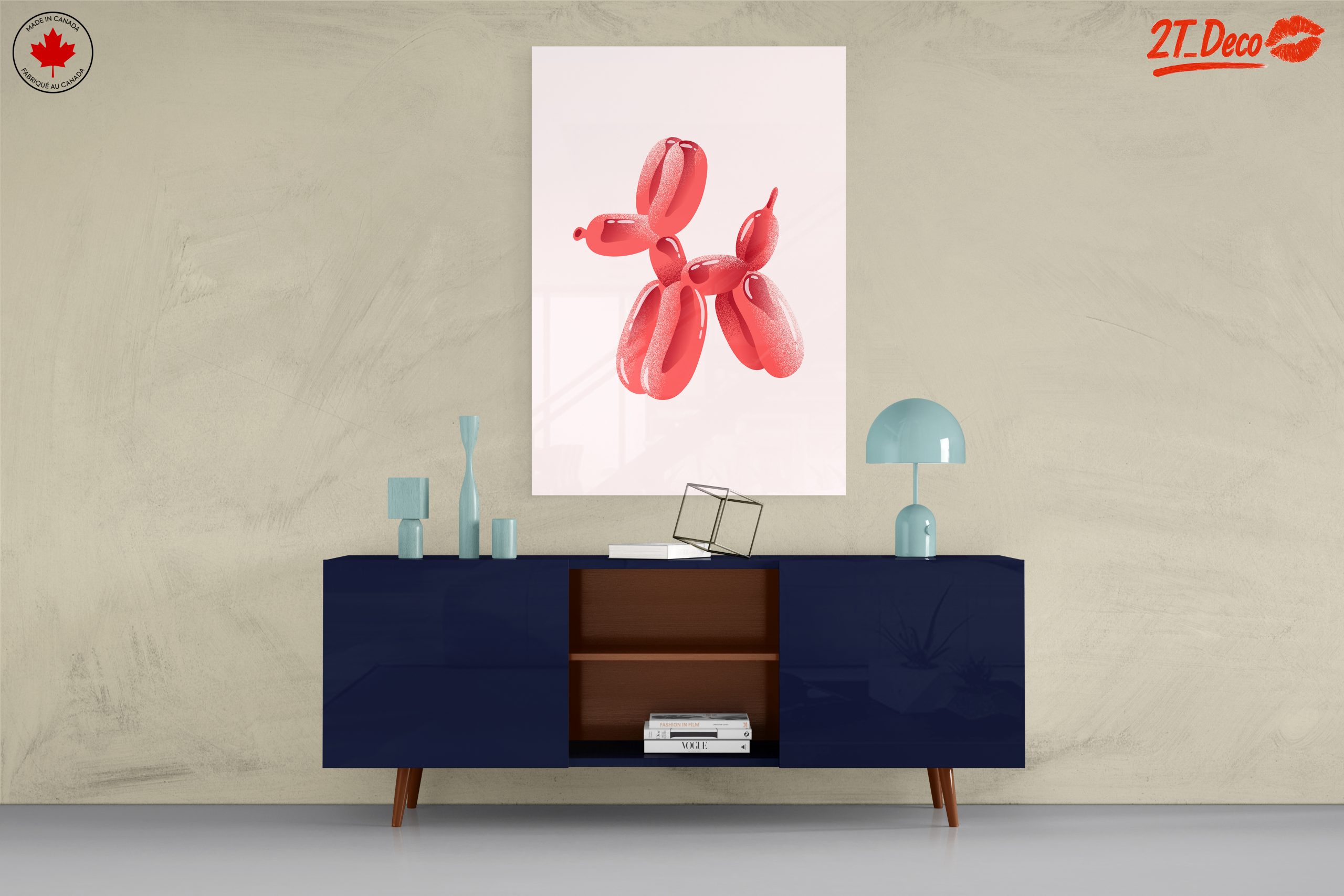 Whimsical Balloon Dog Art - Image 8