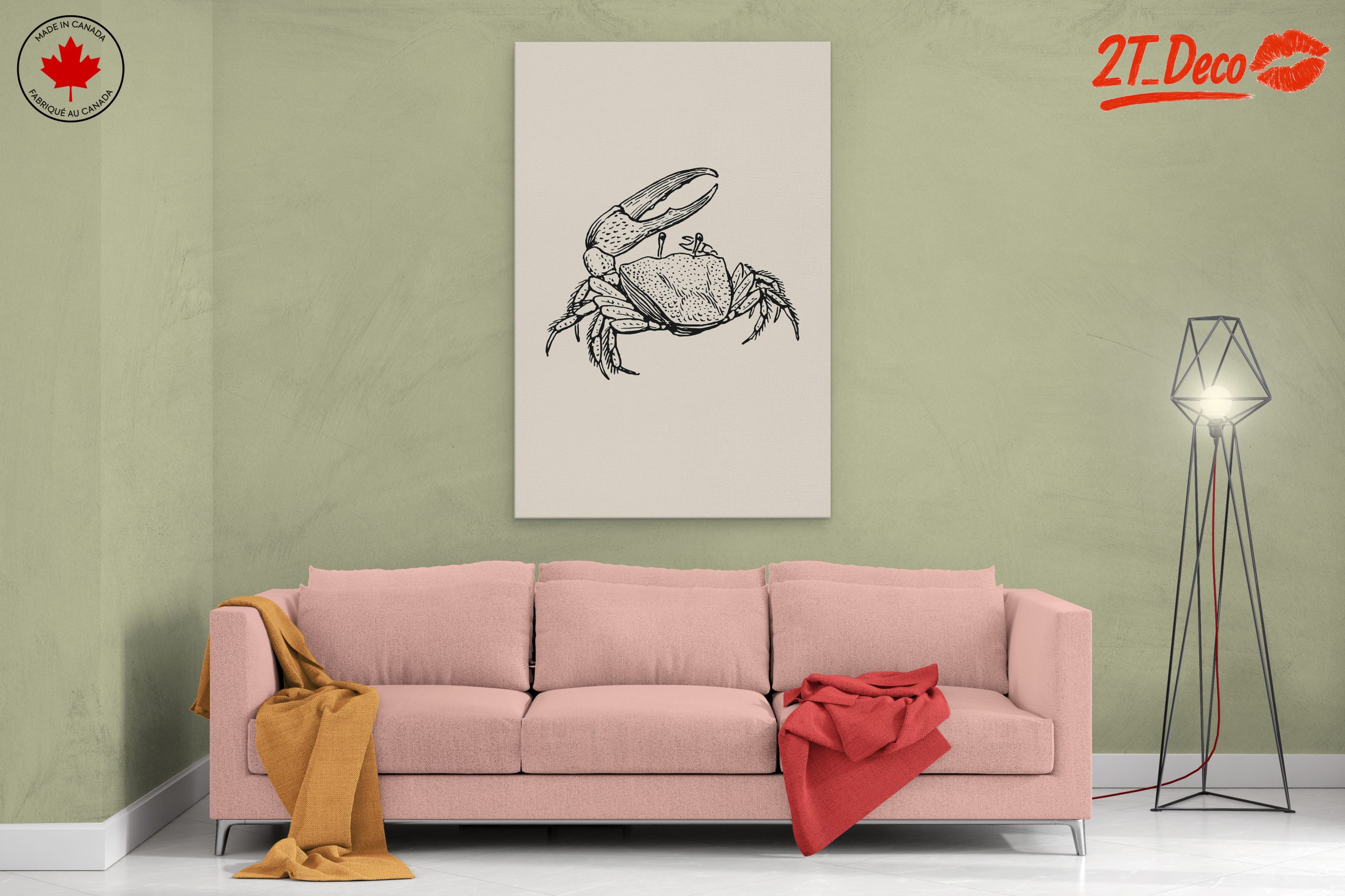 Intricate Anatomical Crab Illustration - Image 2