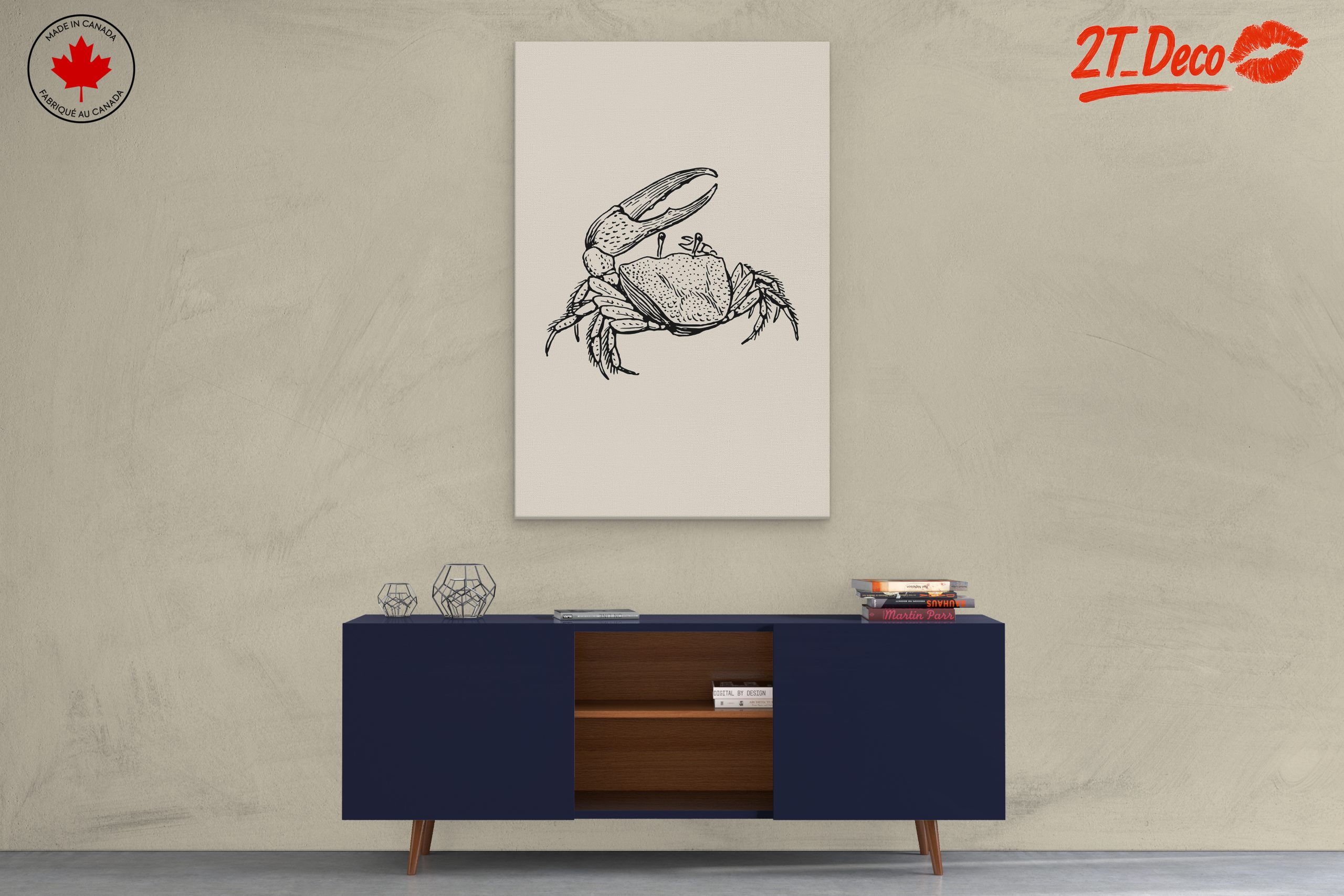 Intricate Anatomical Crab Illustration - Image 3