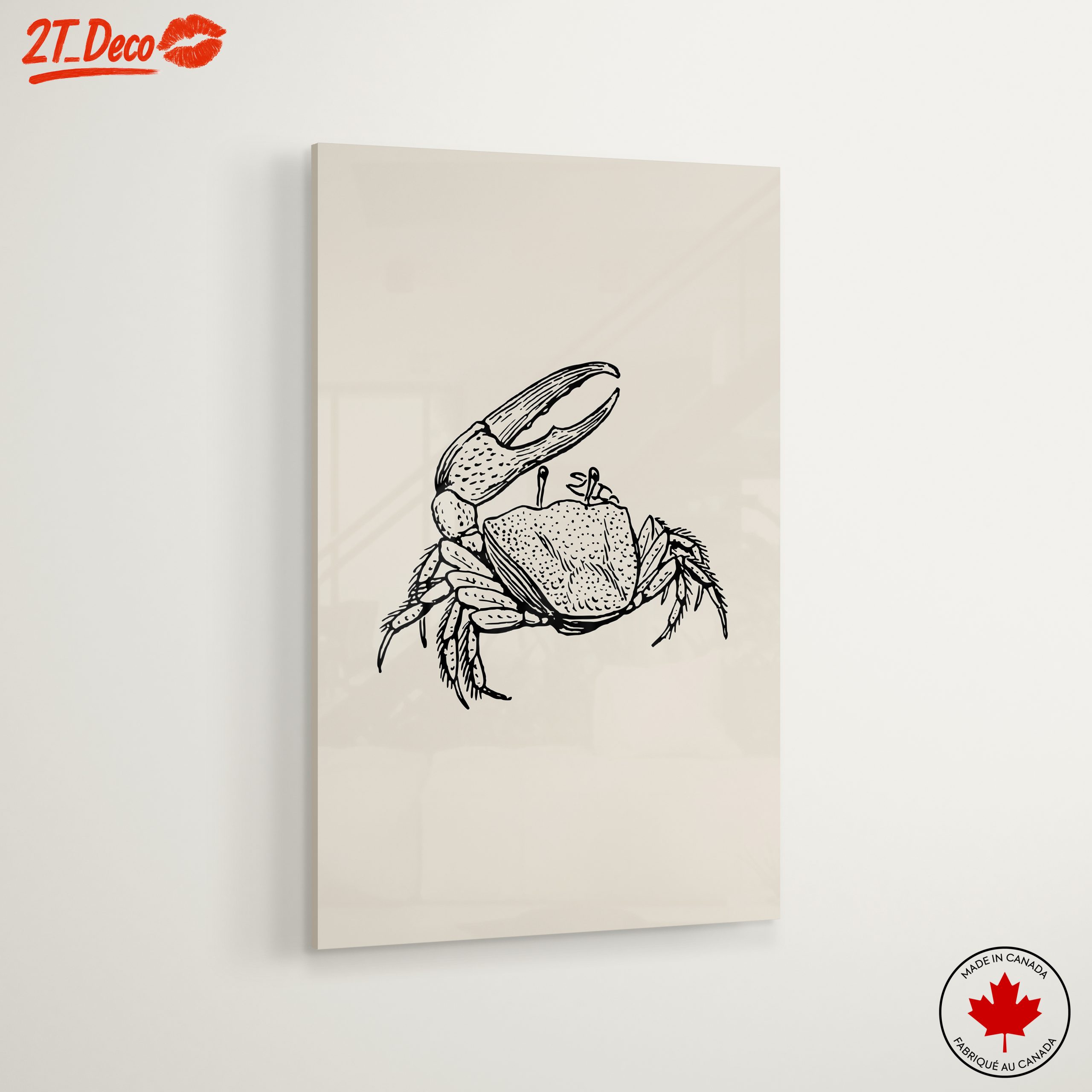 Intricate Anatomical Crab Illustration - Image 6