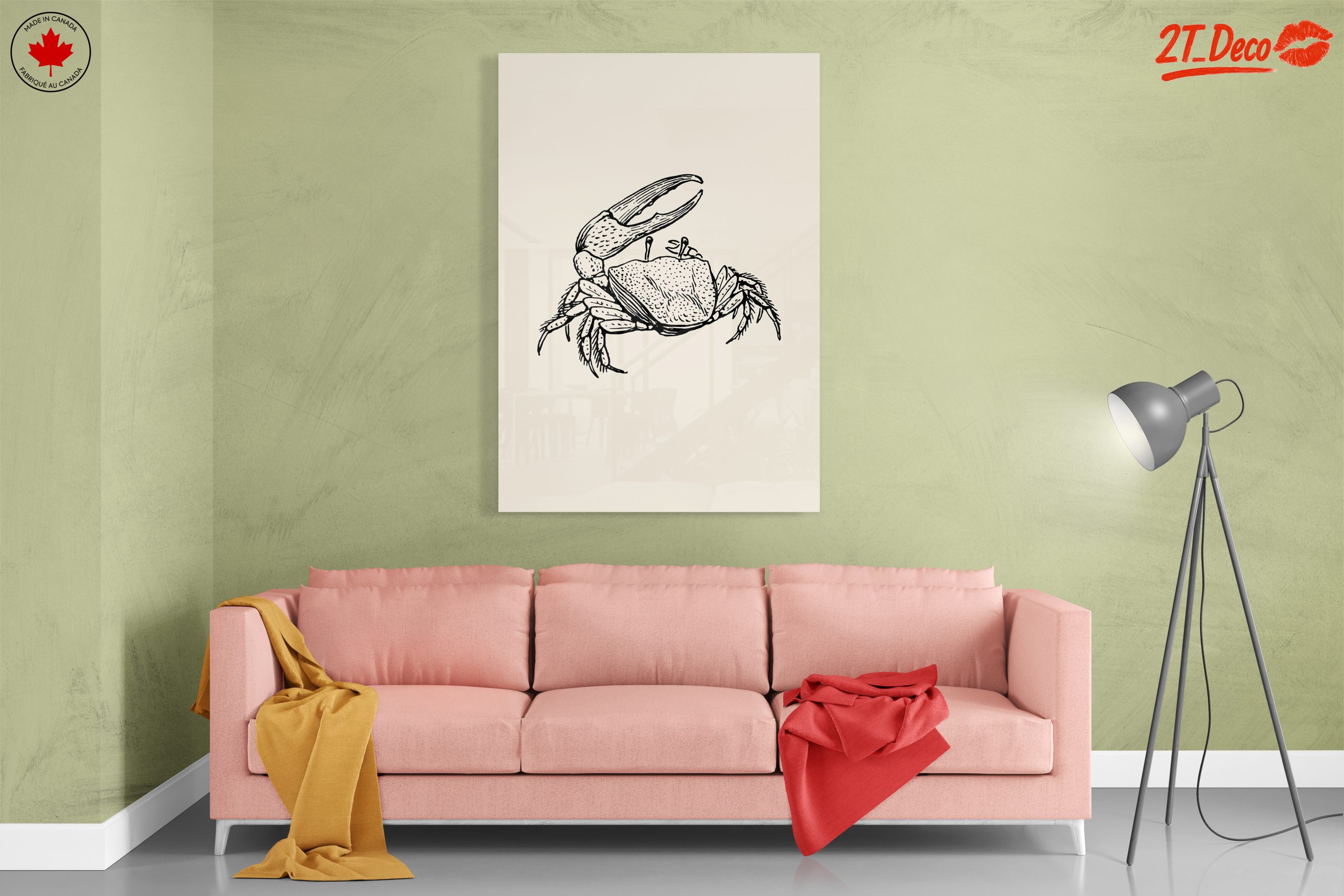 Intricate Anatomical Crab Illustration - Image 7