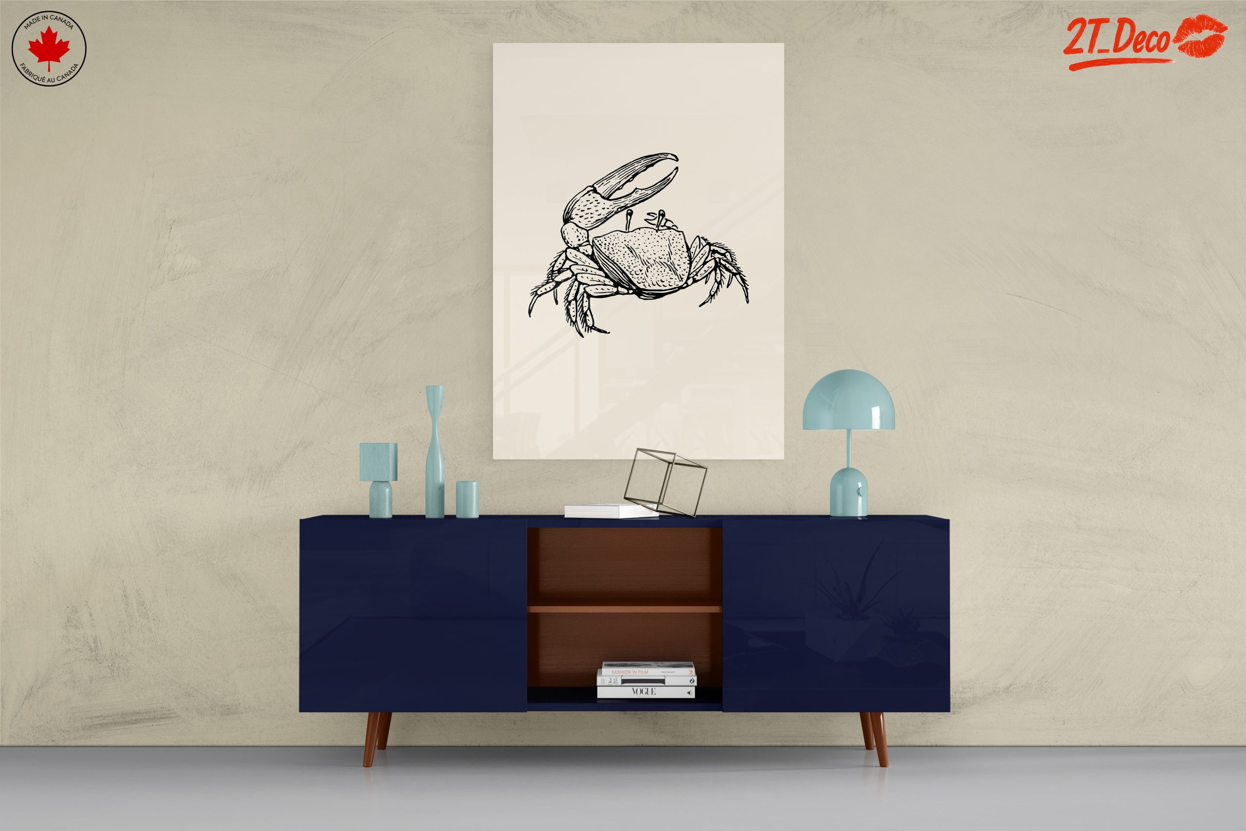 Intricate Anatomical Crab Illustration - Image 8