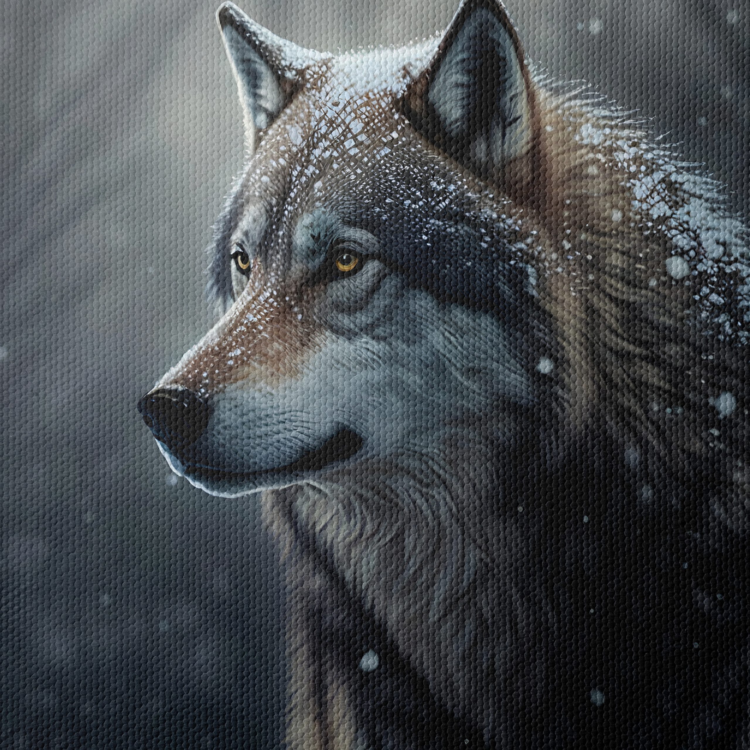 Beautiful Arctic Wolf in Snowy Landscape - Image 4