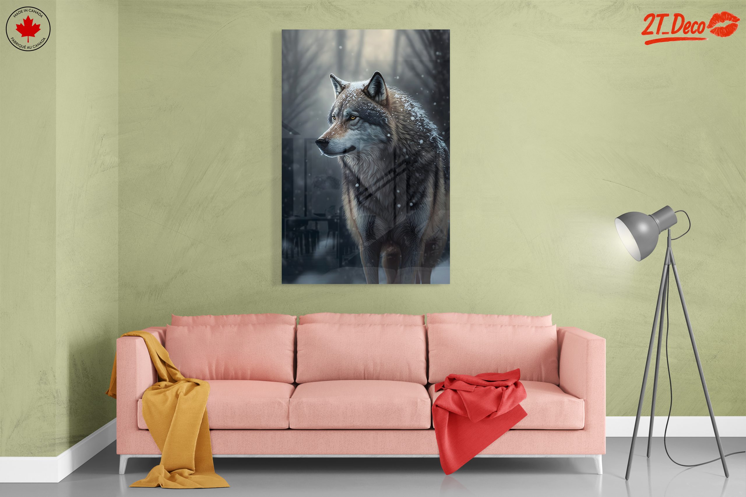 Beautiful Arctic Wolf in Snowy Landscape - Image 7