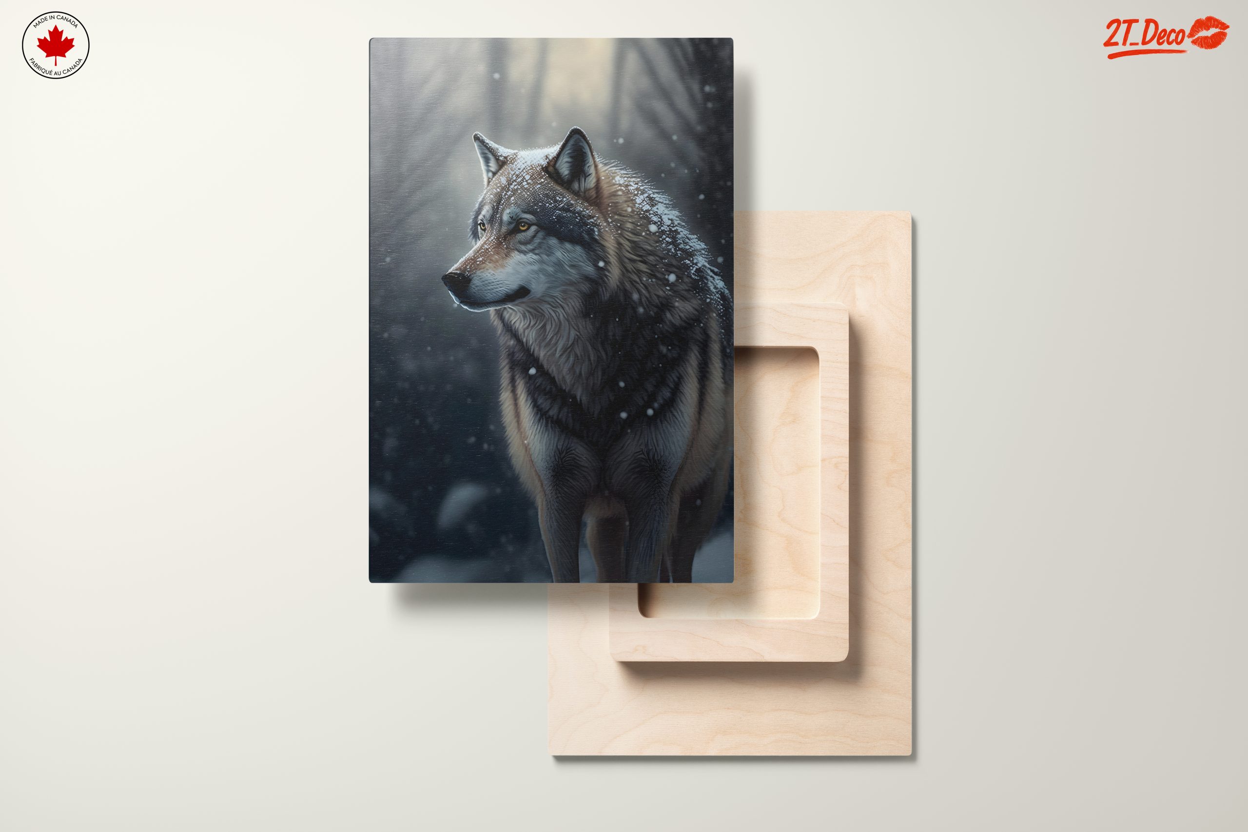 Beautiful Arctic Wolf in Snowy Landscape - Image 11