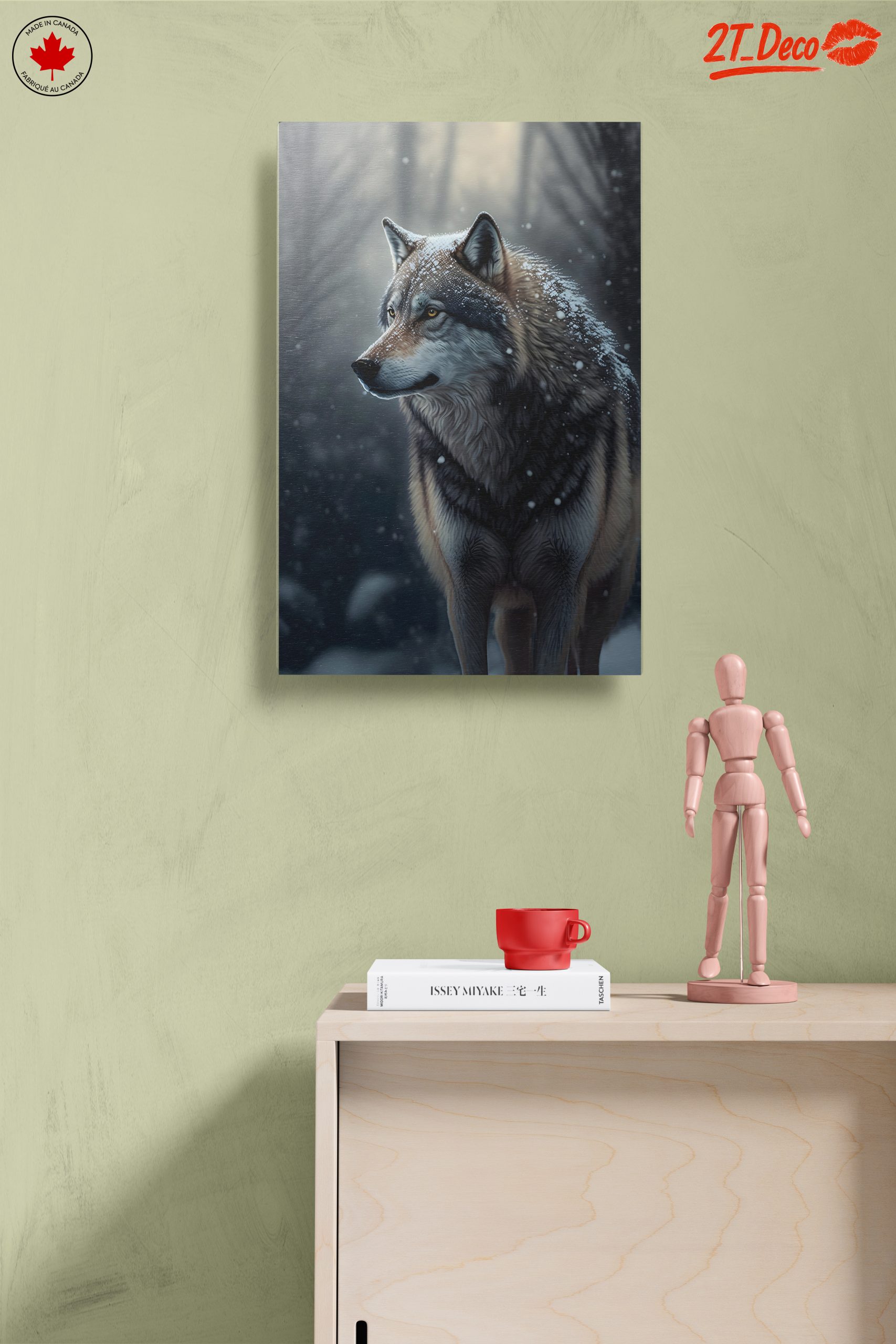 Beautiful Arctic Wolf in Snowy Landscape - Image 14