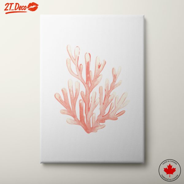 Stylized Abstract Coral Artwork