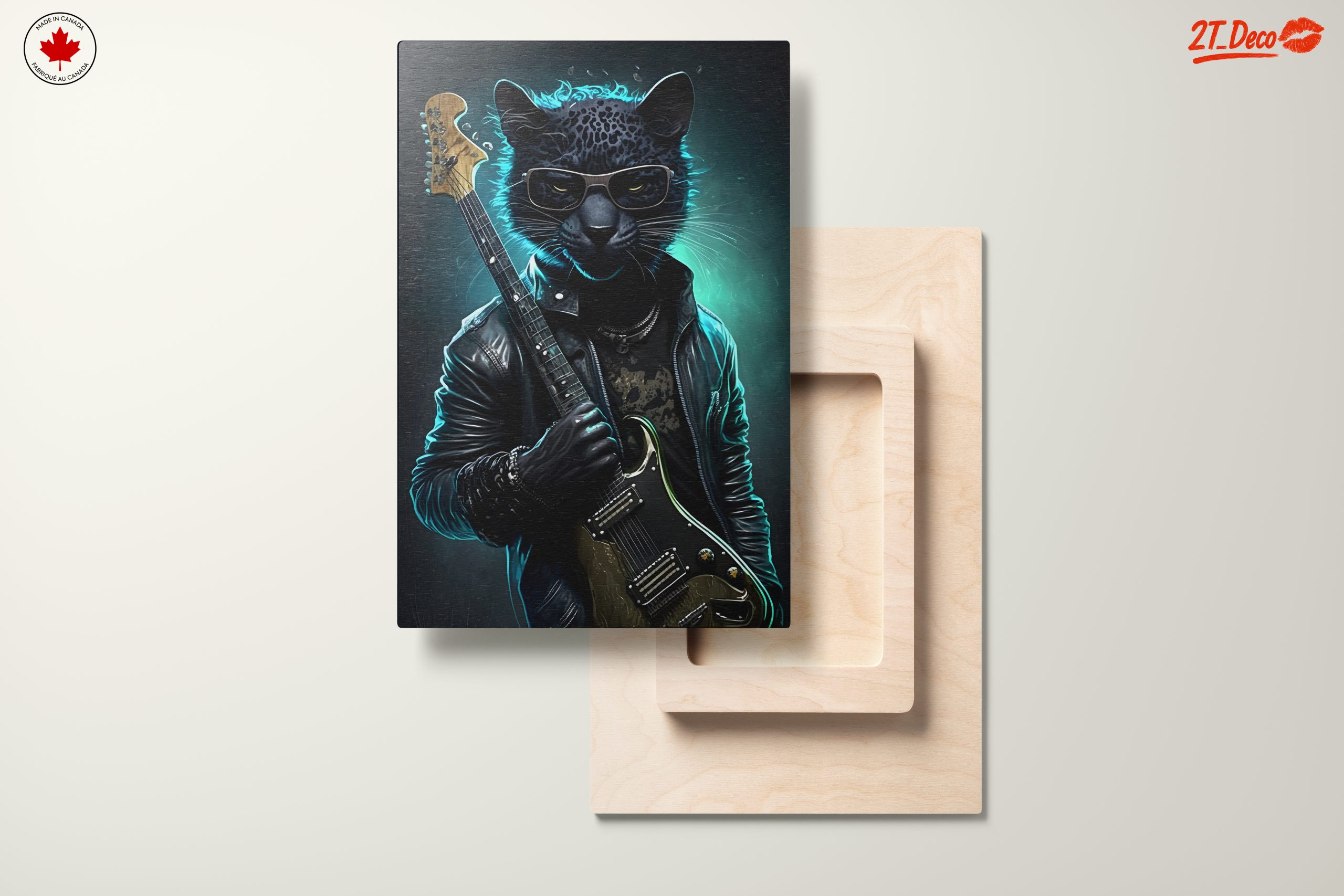 Cool Leopard Playing Guitar Artwork - Image 11