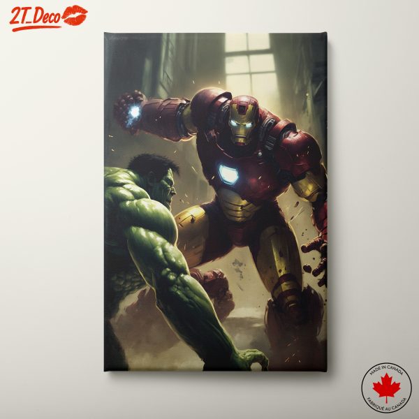 Epic Battle Between Iron Man and Hulk