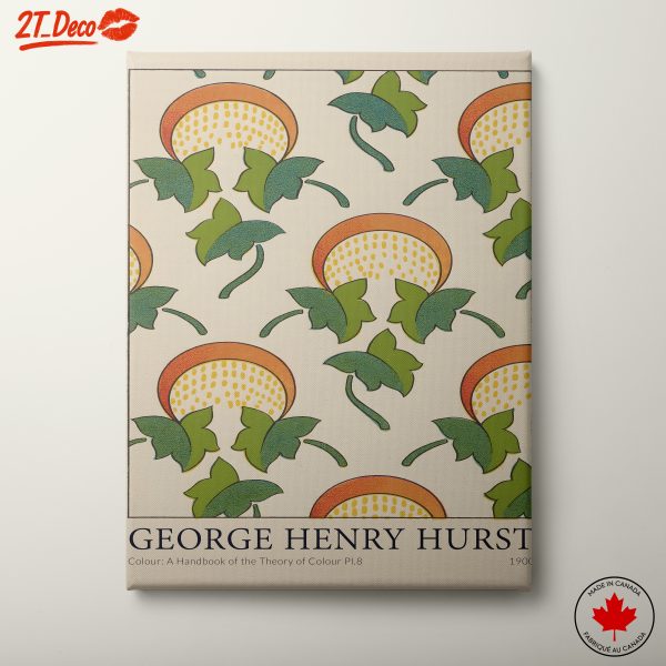 Colorful Botanical Pattern Art by George Henry Hurst