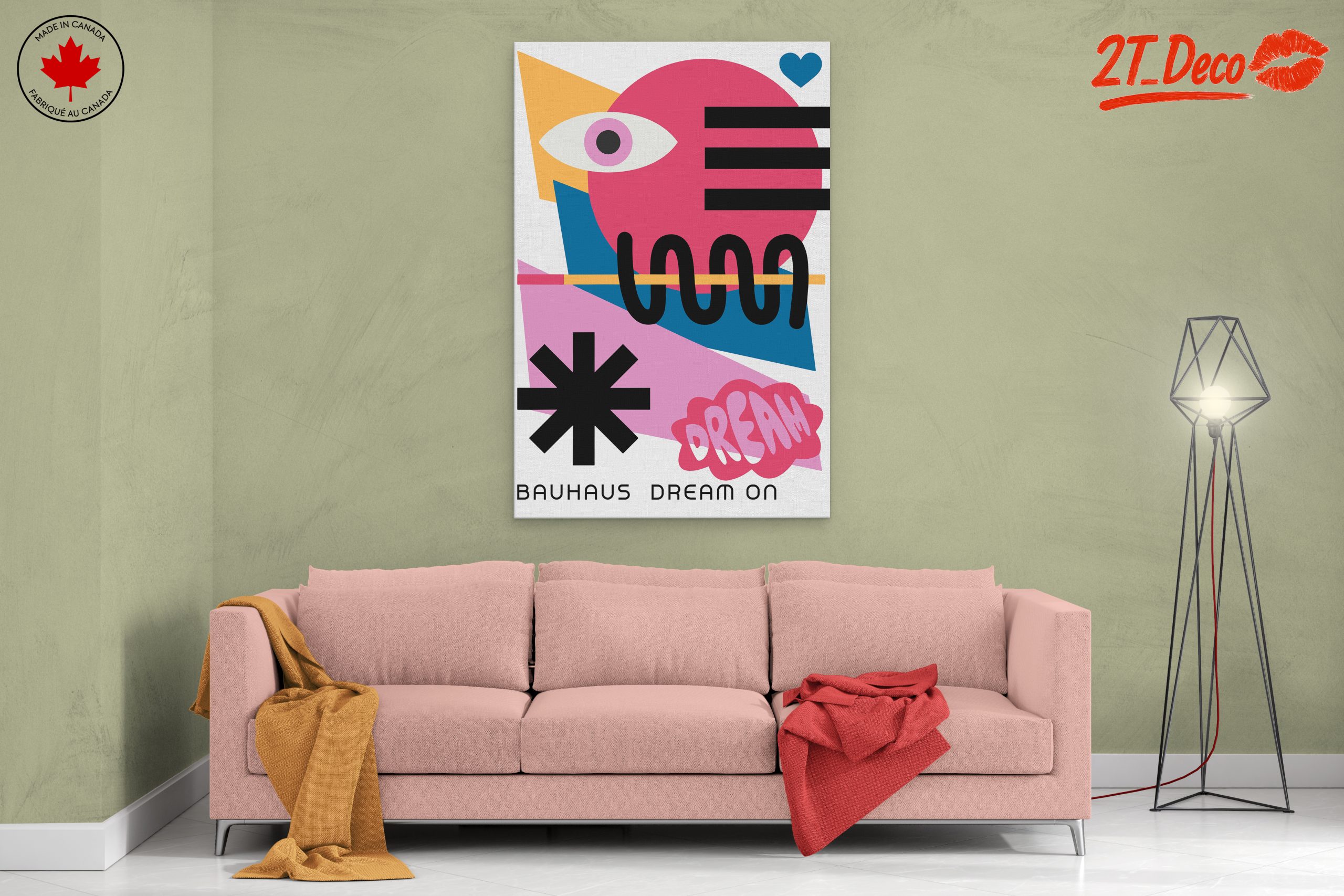 Bauhaus Inspired Abstract Art 3 - Image 2
