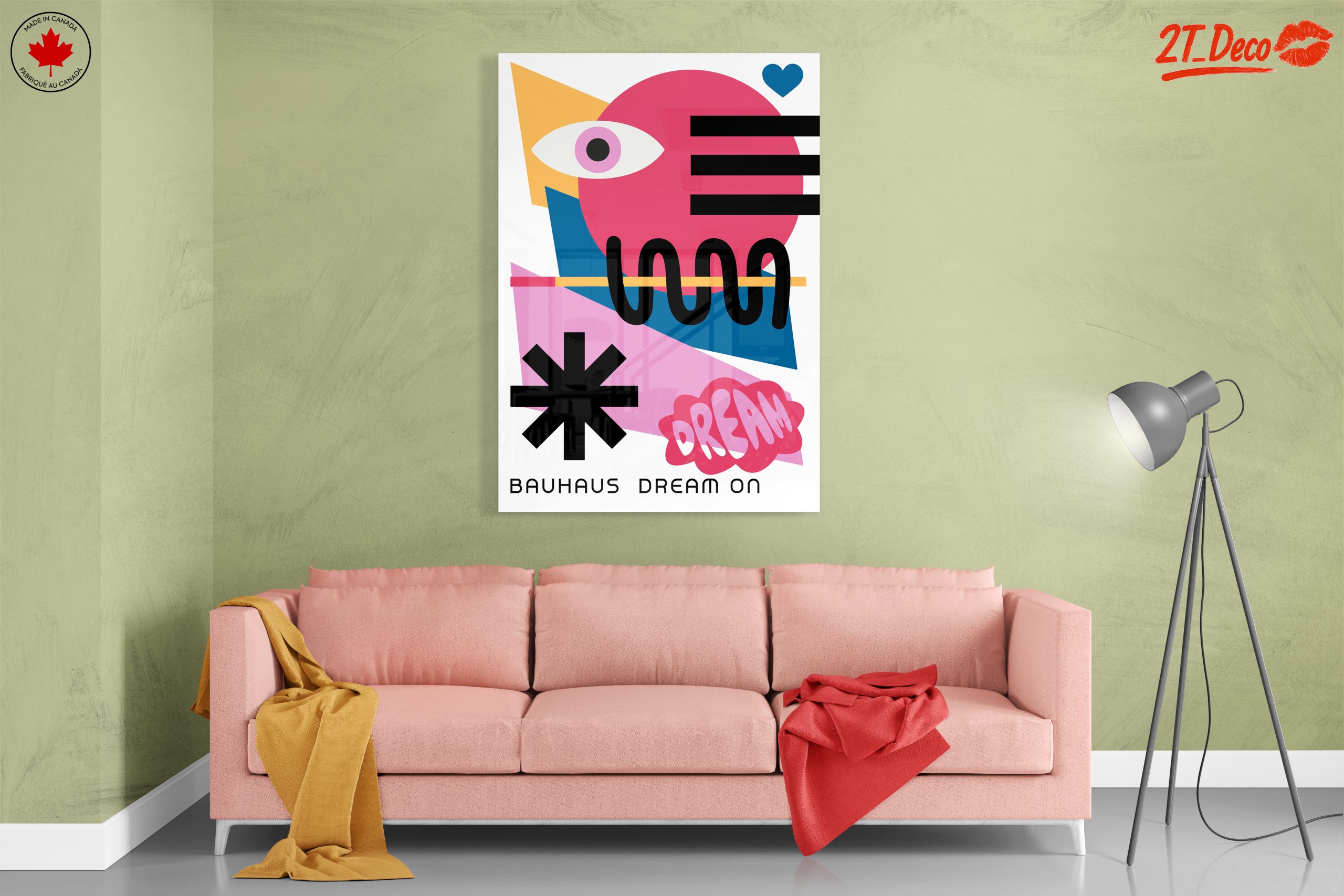 Bauhaus Inspired Abstract Art 3 - Image 7