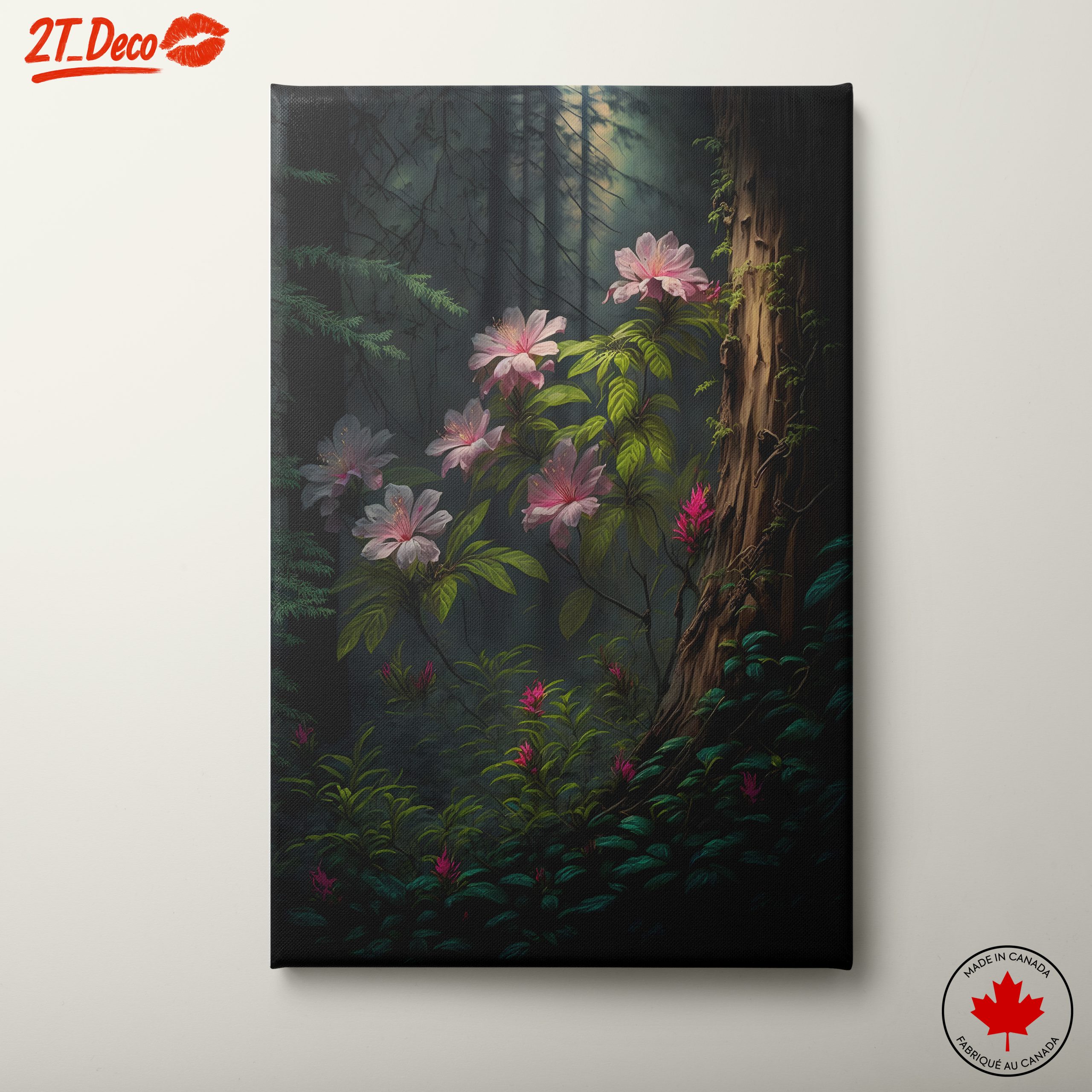 Lush Floral Forest Art