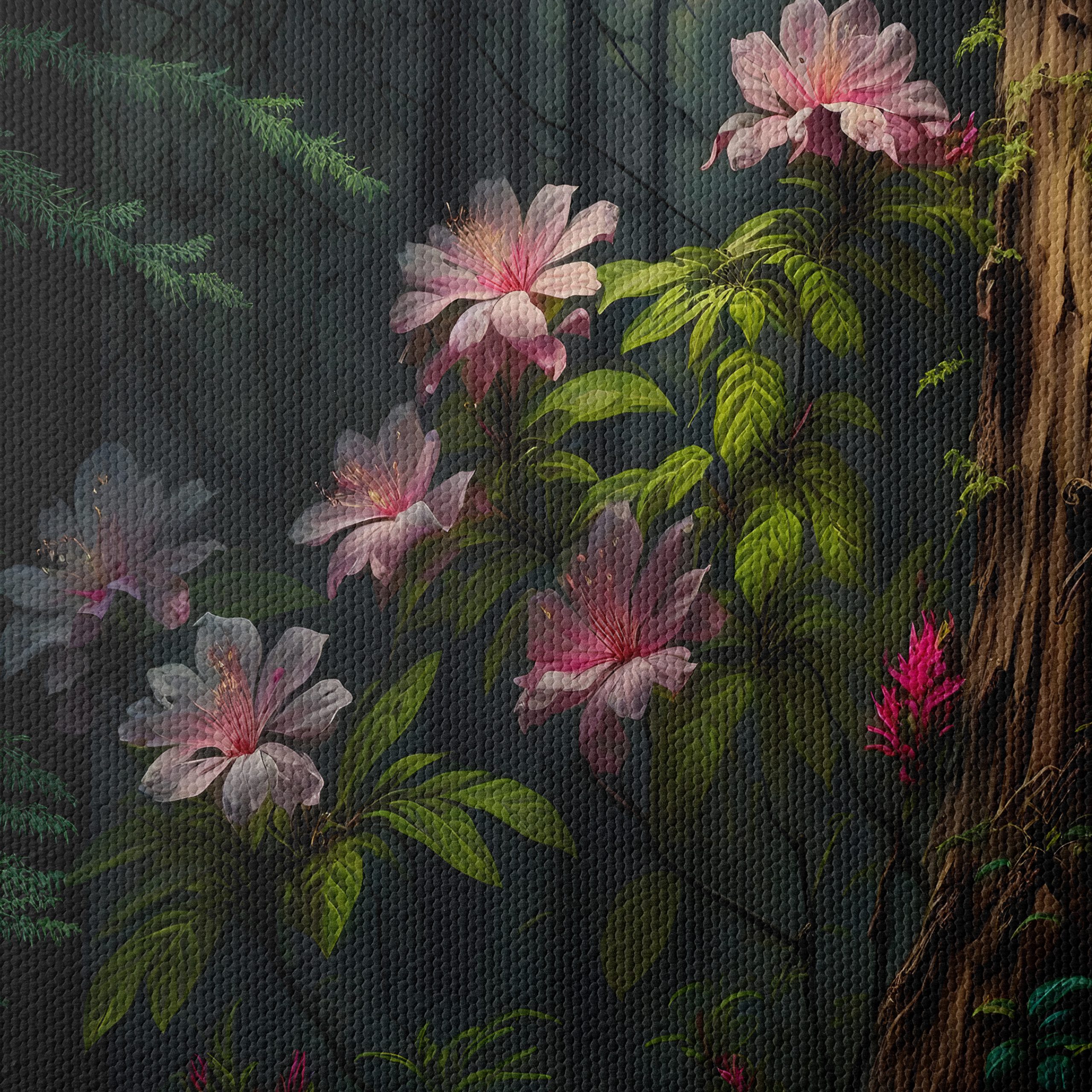 Lush Floral Forest Art - Image 4