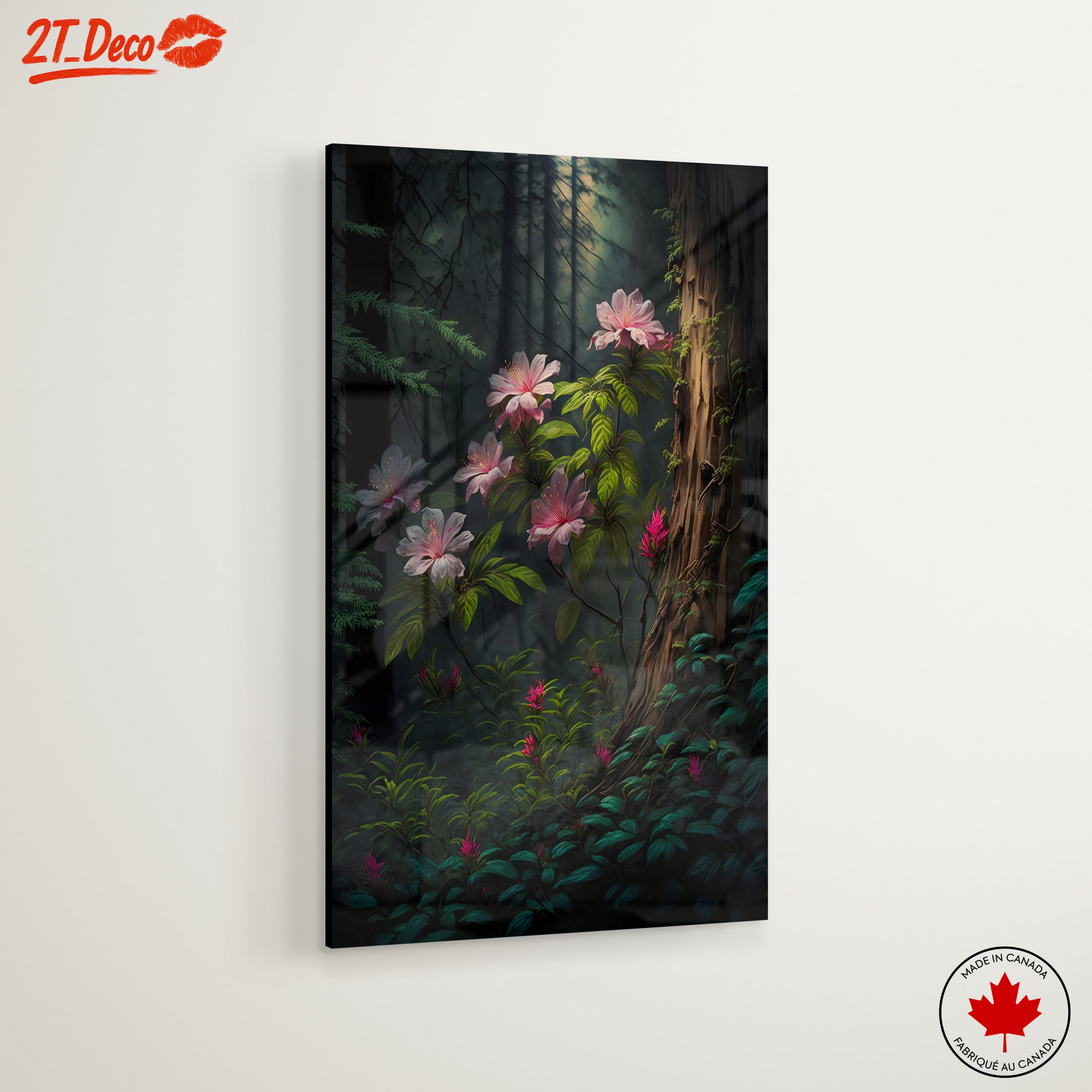 Lush Floral Forest Art - Image 6