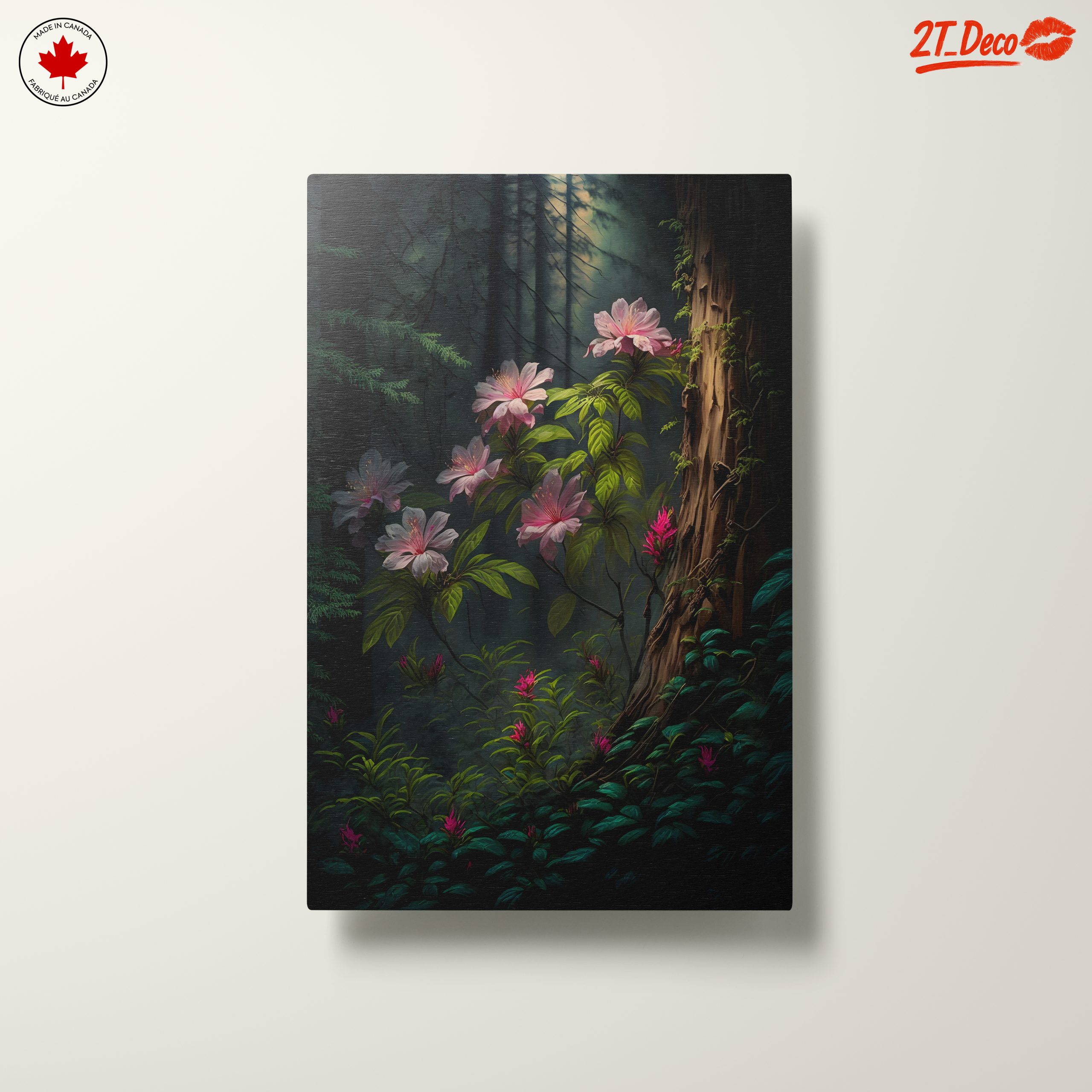 Lush Floral Forest Art - Image 10