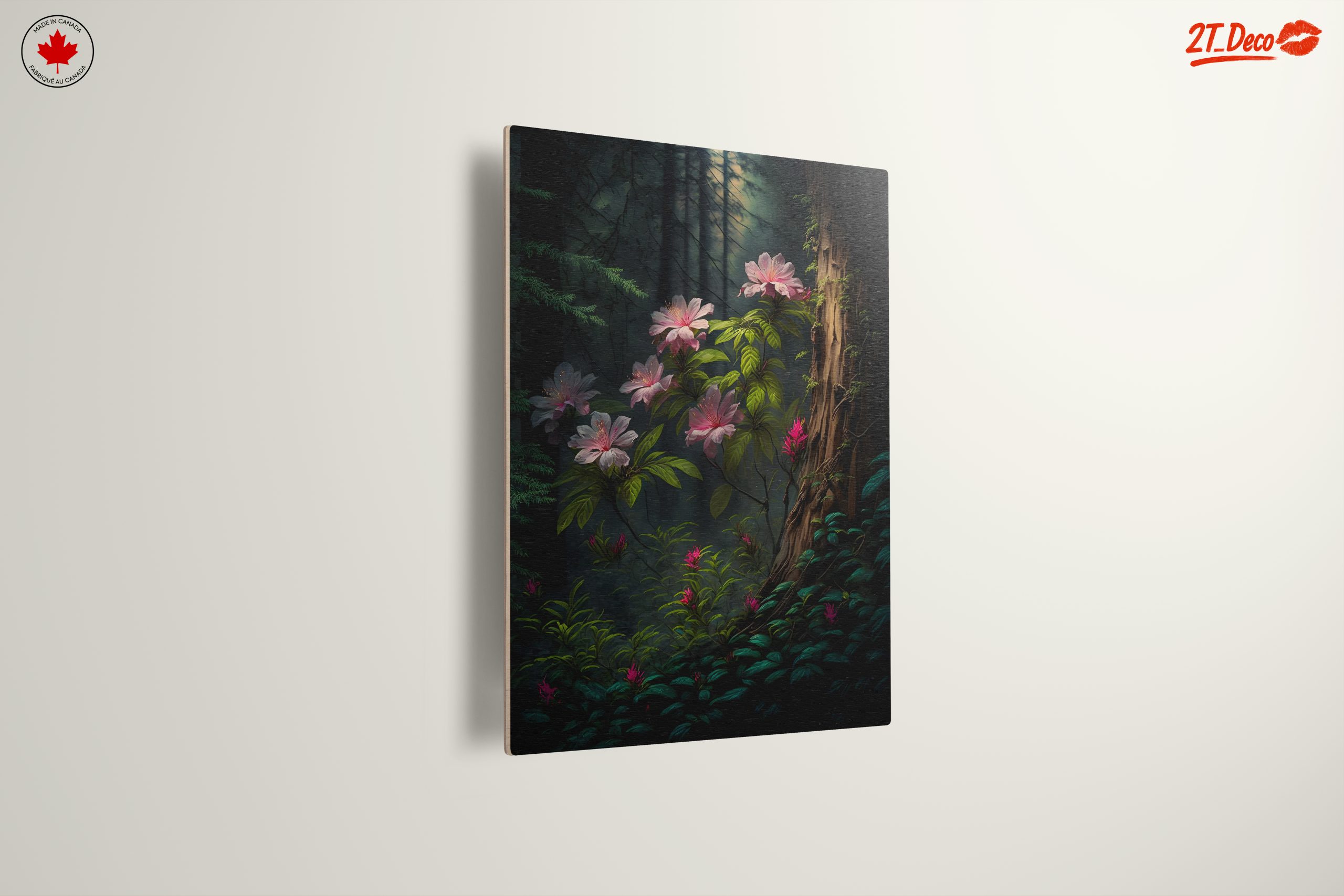Lush Floral Forest Art - Image 13