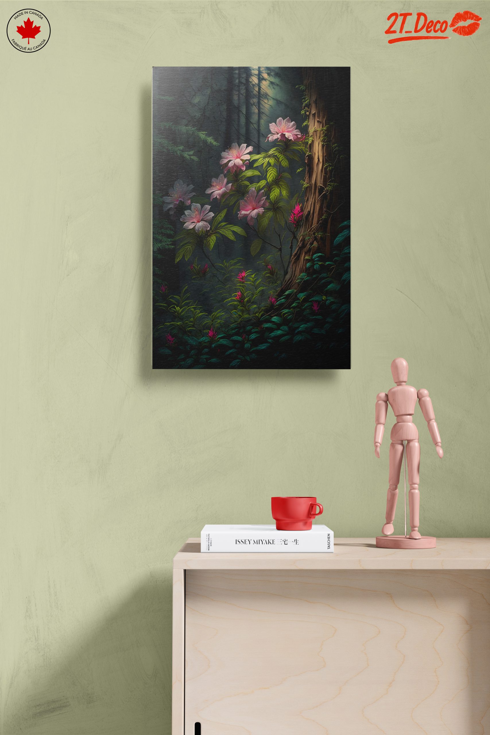 Lush Floral Forest Art - Image 14