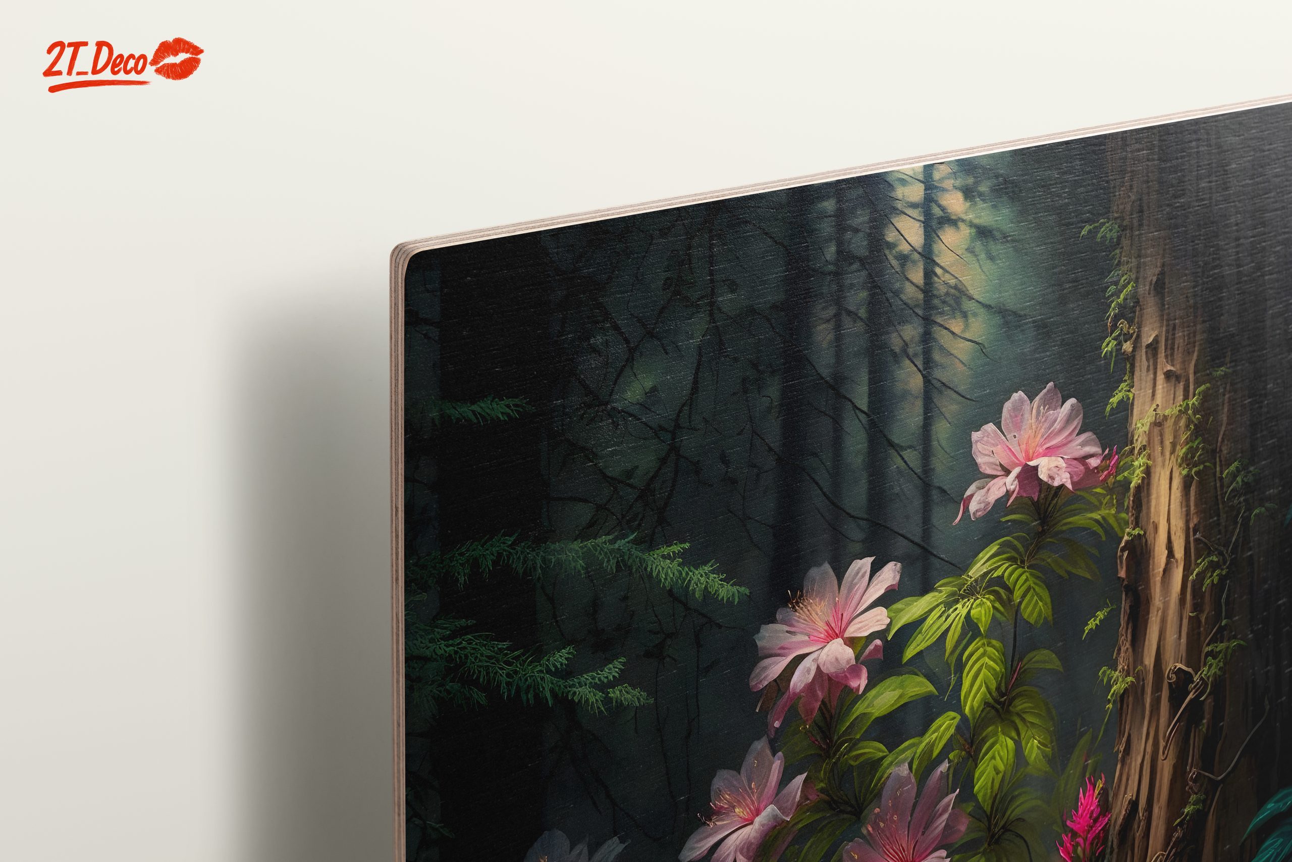 Lush Floral Forest Art - Image 15