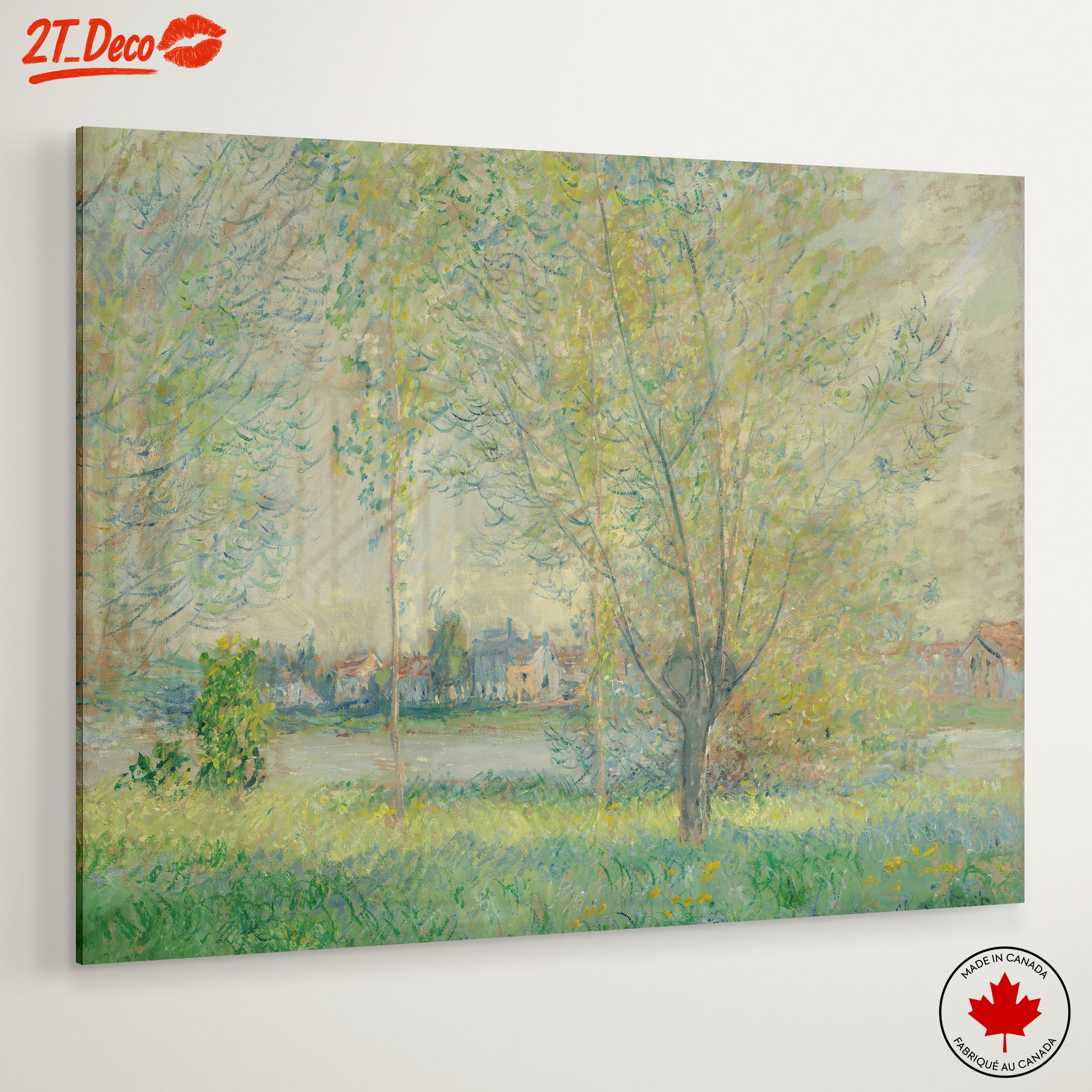 Abstract Landscape with Soft Pastels and Brush Strokes - Image 6