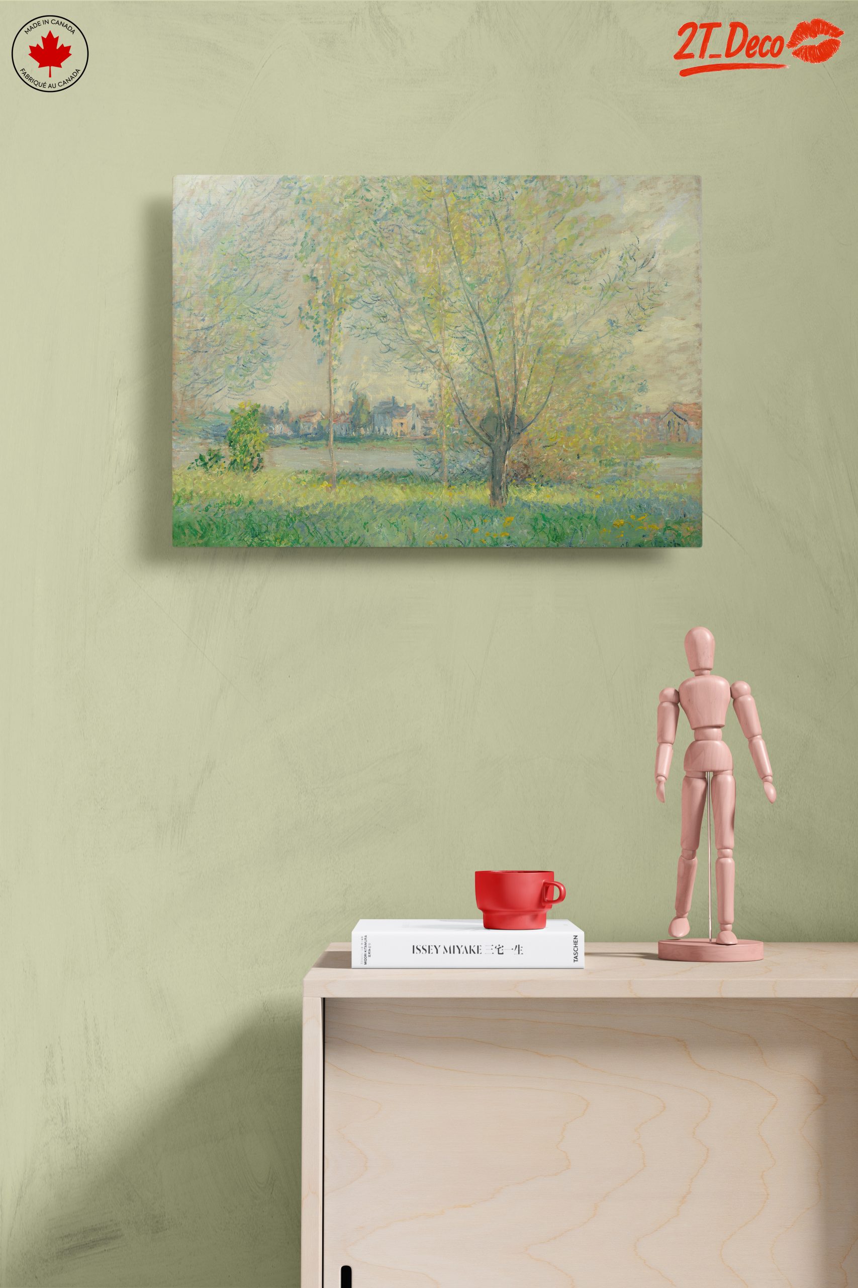 Abstract Landscape with Soft Pastels and Brush Strokes - Image 14