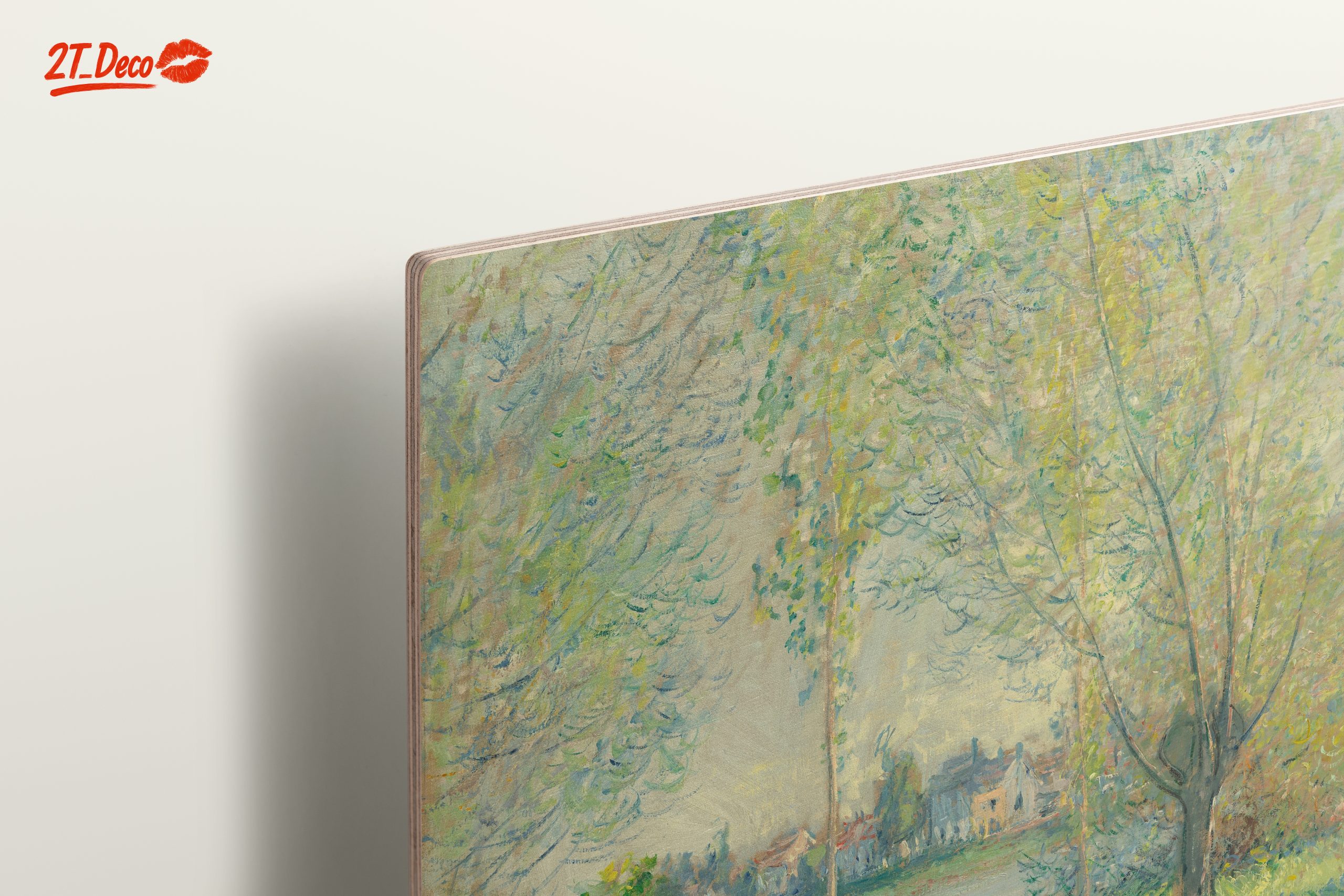 Abstract Landscape with Soft Pastels and Brush Strokes - Image 15