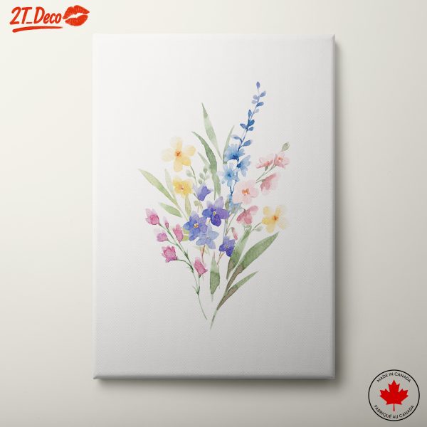 Vibrant Watercolor Floral Arrangement