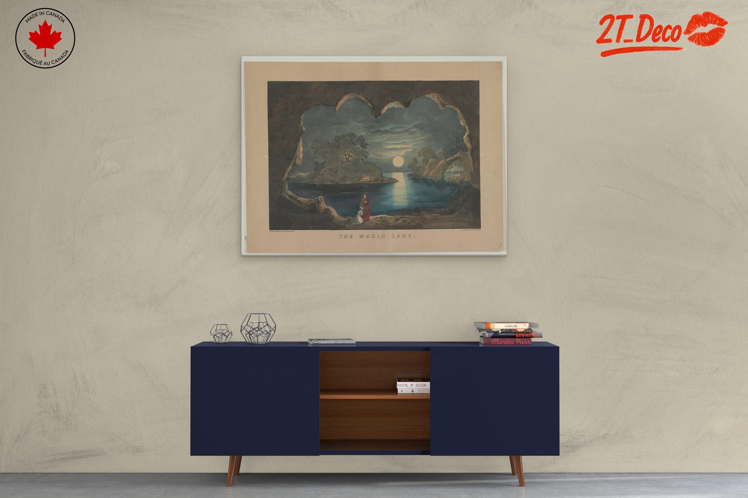Enchanted Lake Landscape Art - Image 3