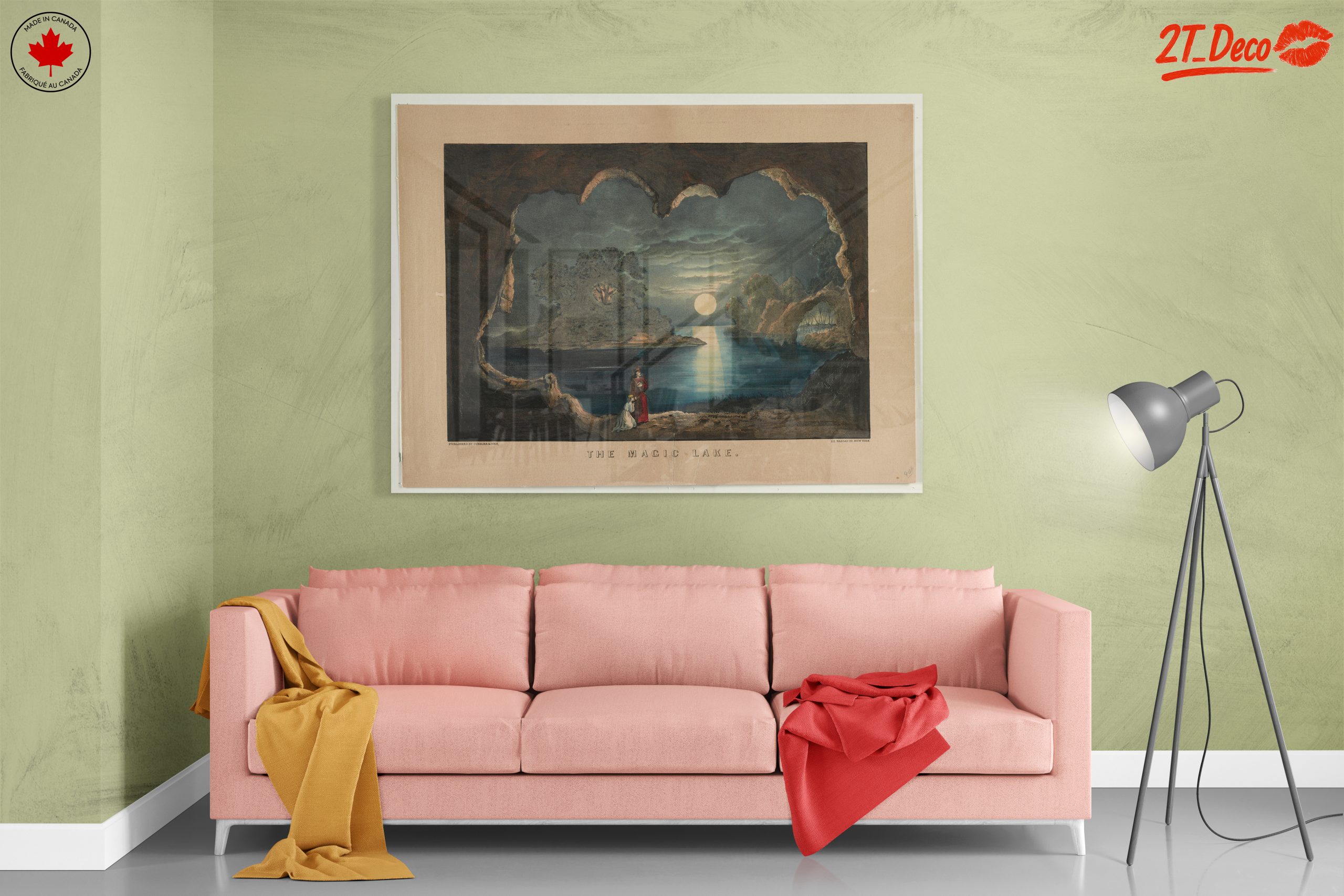 Enchanted Lake Landscape Art - Image 7