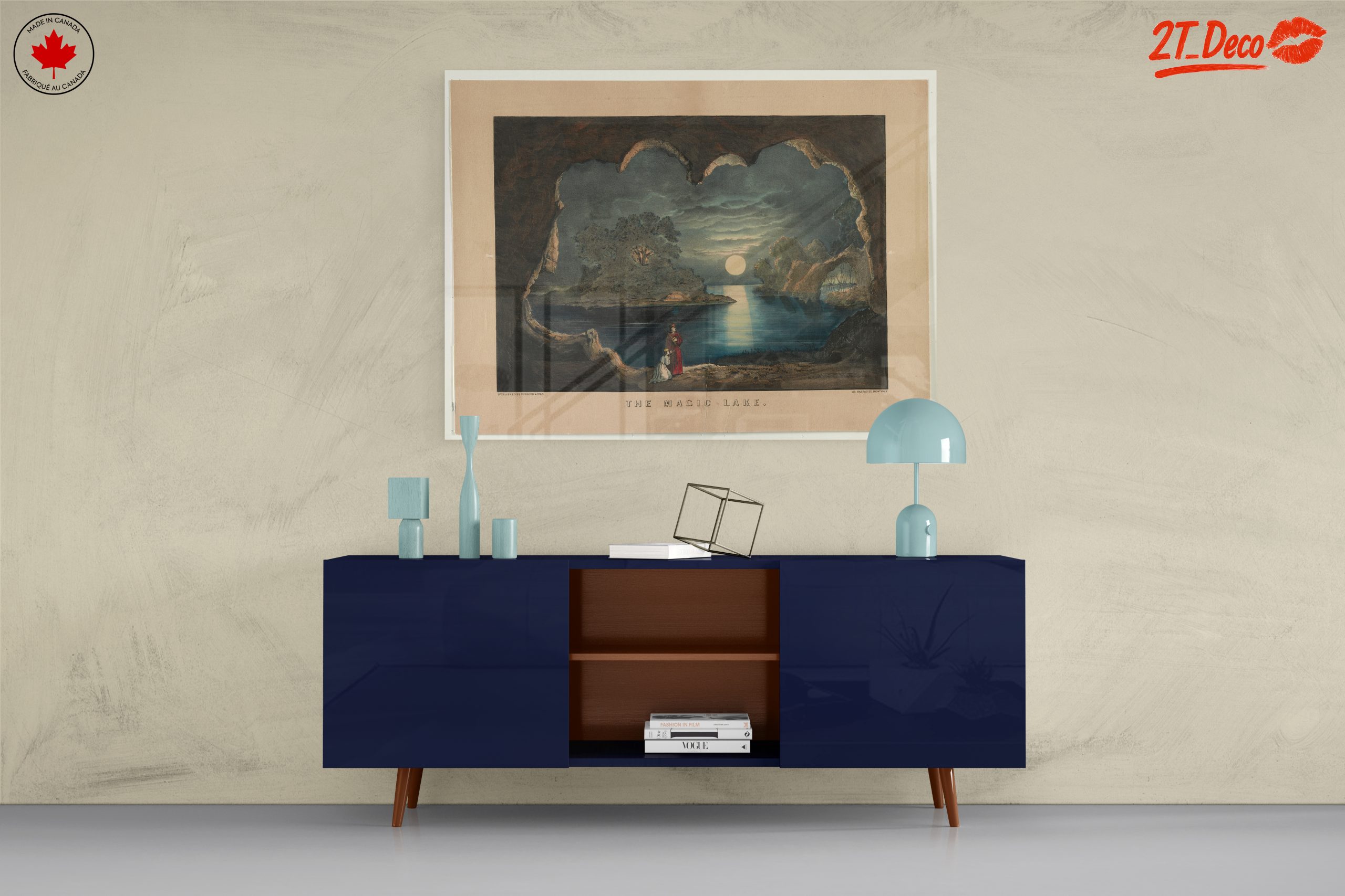 Enchanted Lake Landscape Art - Image 8