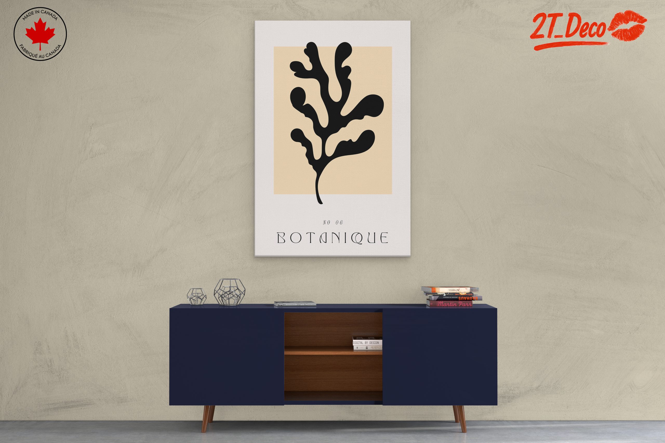 Stylized Botanical Art With Organic Form - Image 3