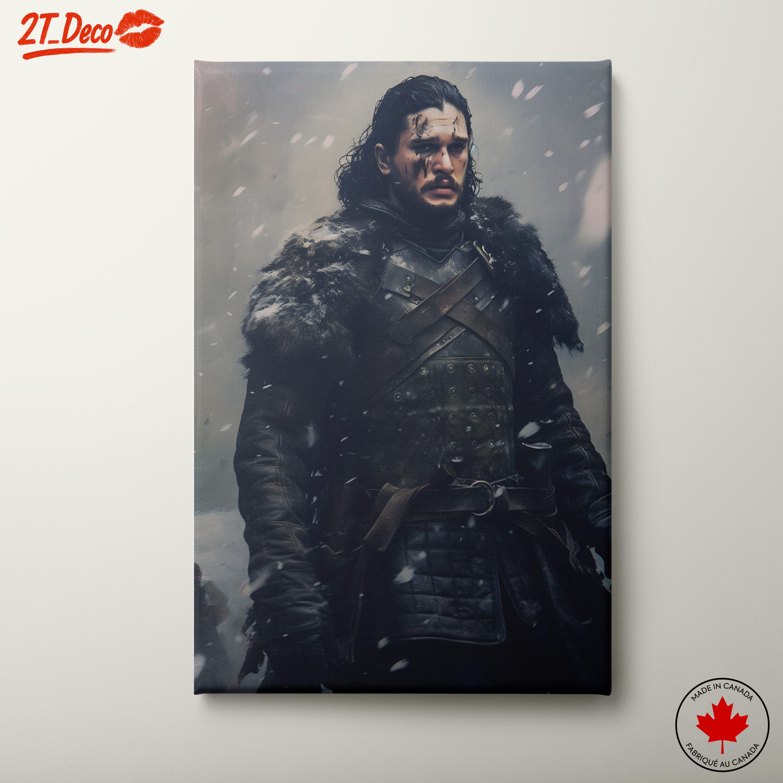 Epic Dynamic Character in Winter Scene