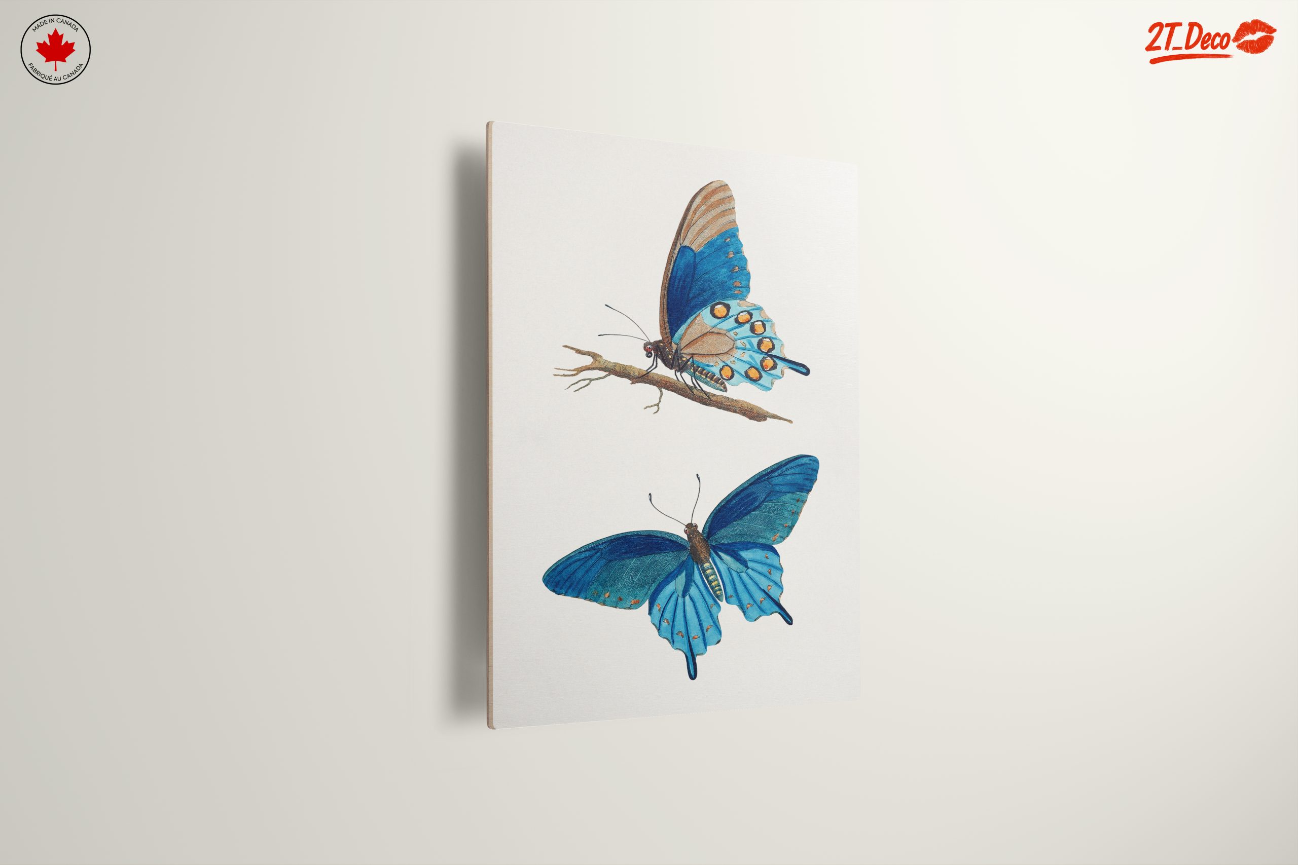 Stunning Blue Butterflies Artwork 2 - Image 13