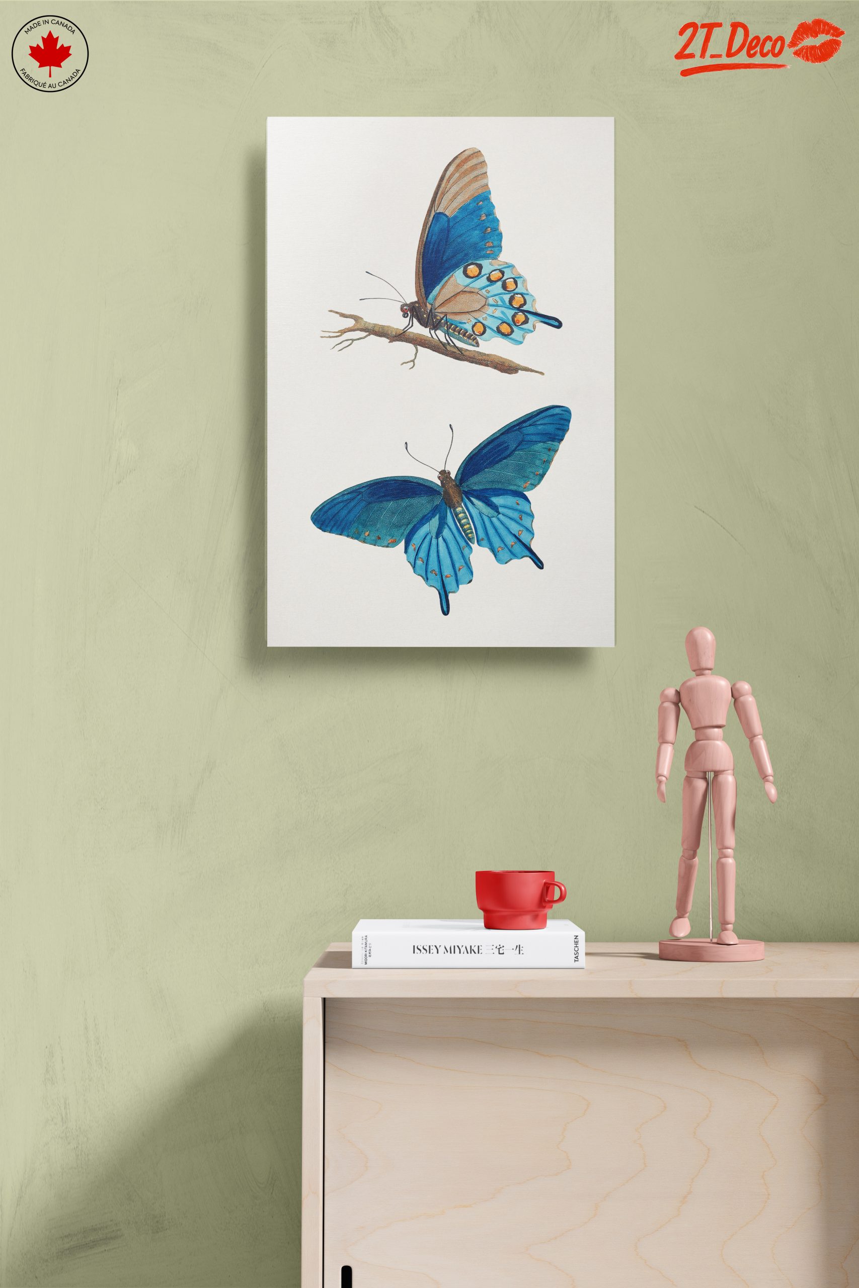 Stunning Blue Butterflies Artwork 2 - Image 14