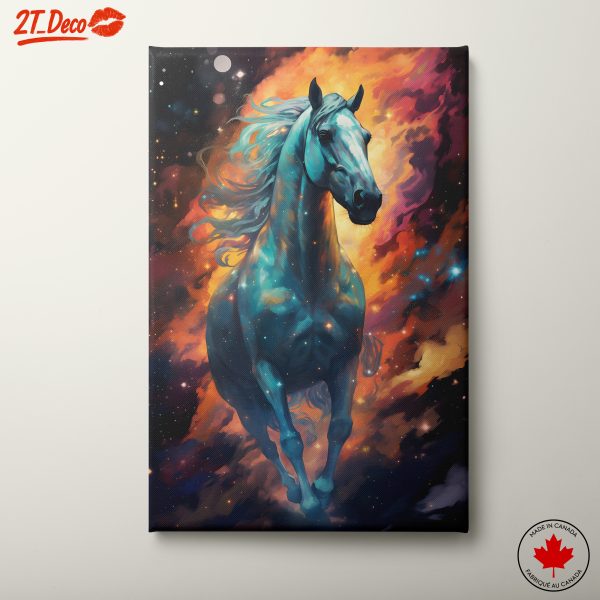 Galloping Cosmic Horse Art