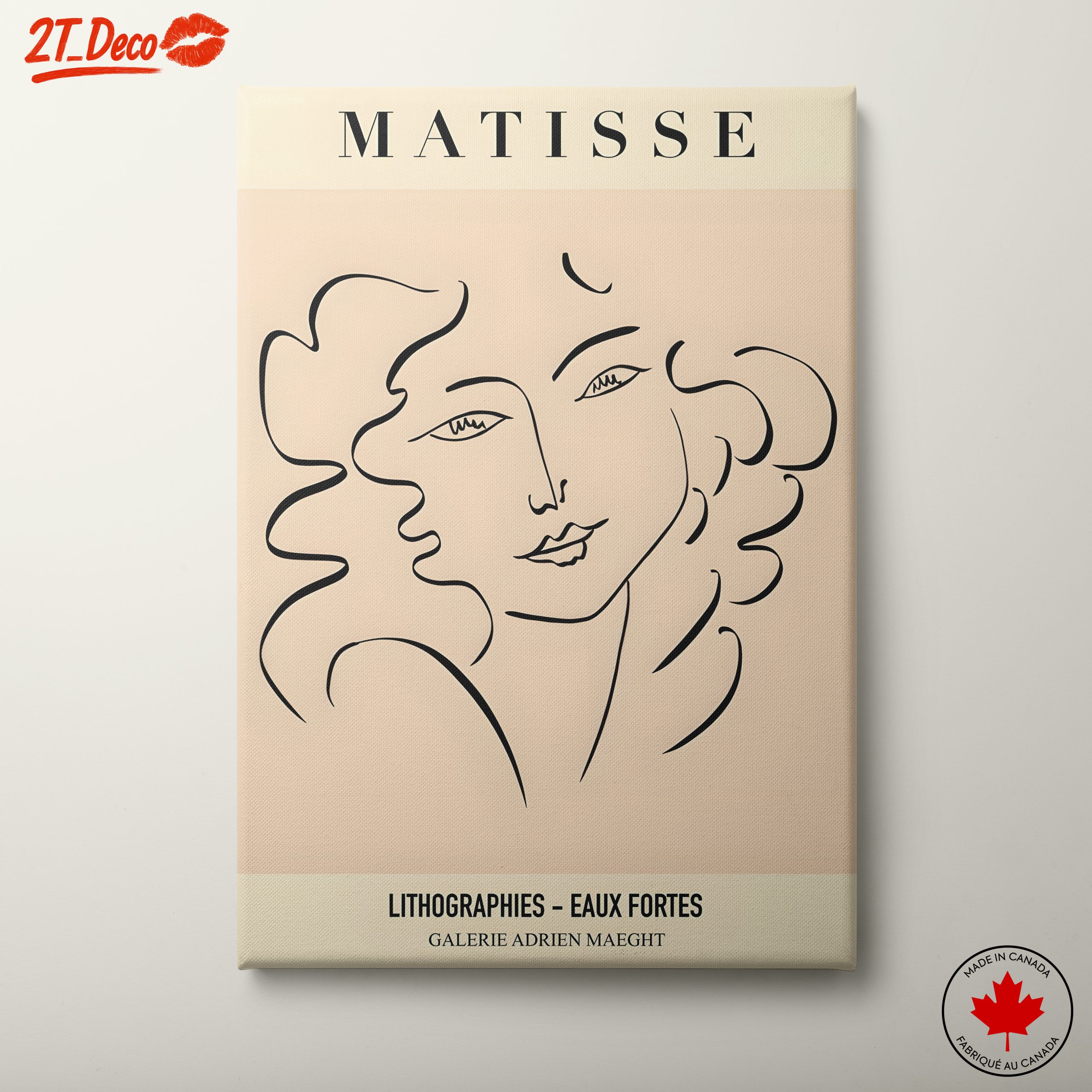 Stylized Portrait by Matisse