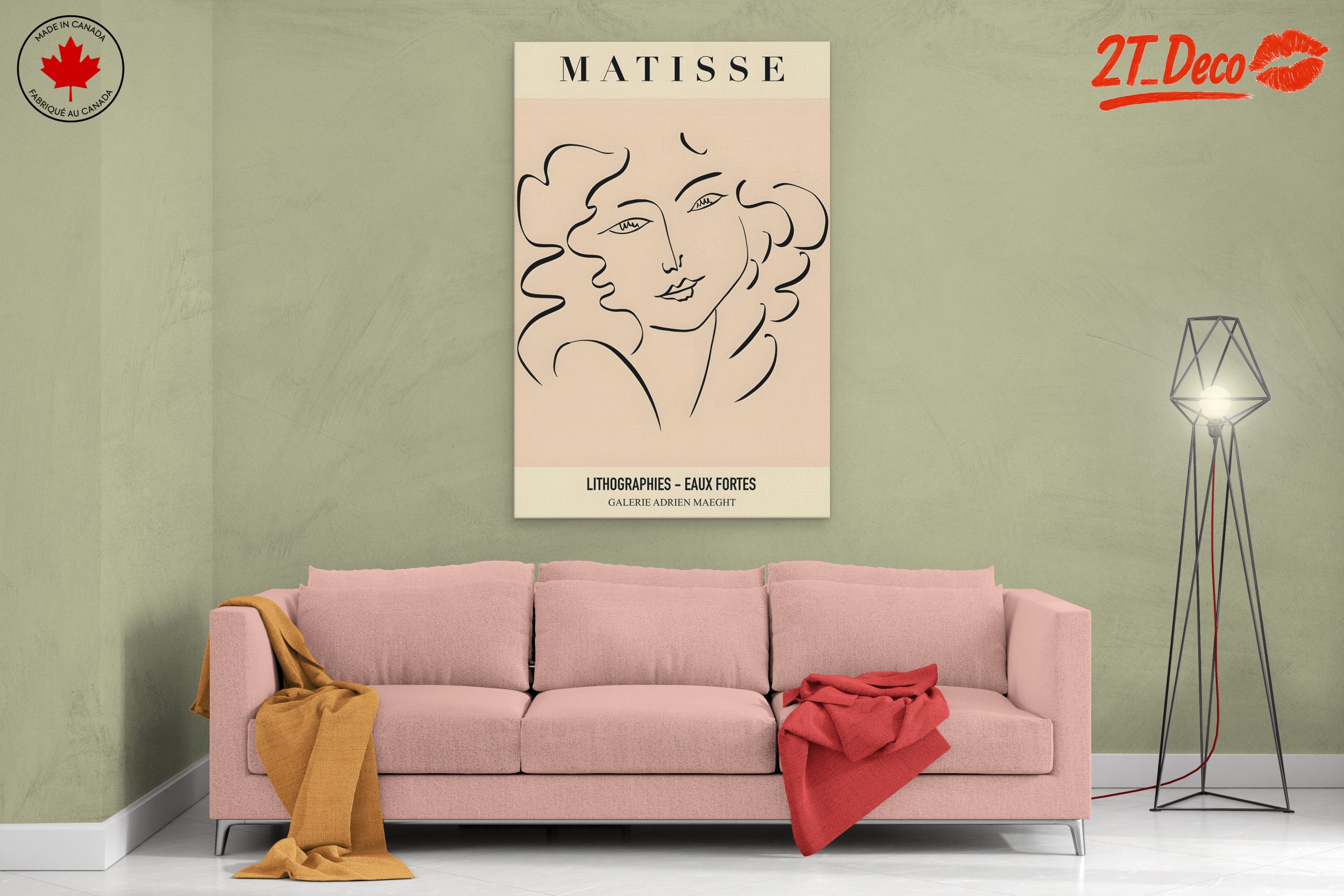 Stylized Portrait by Matisse - Image 2