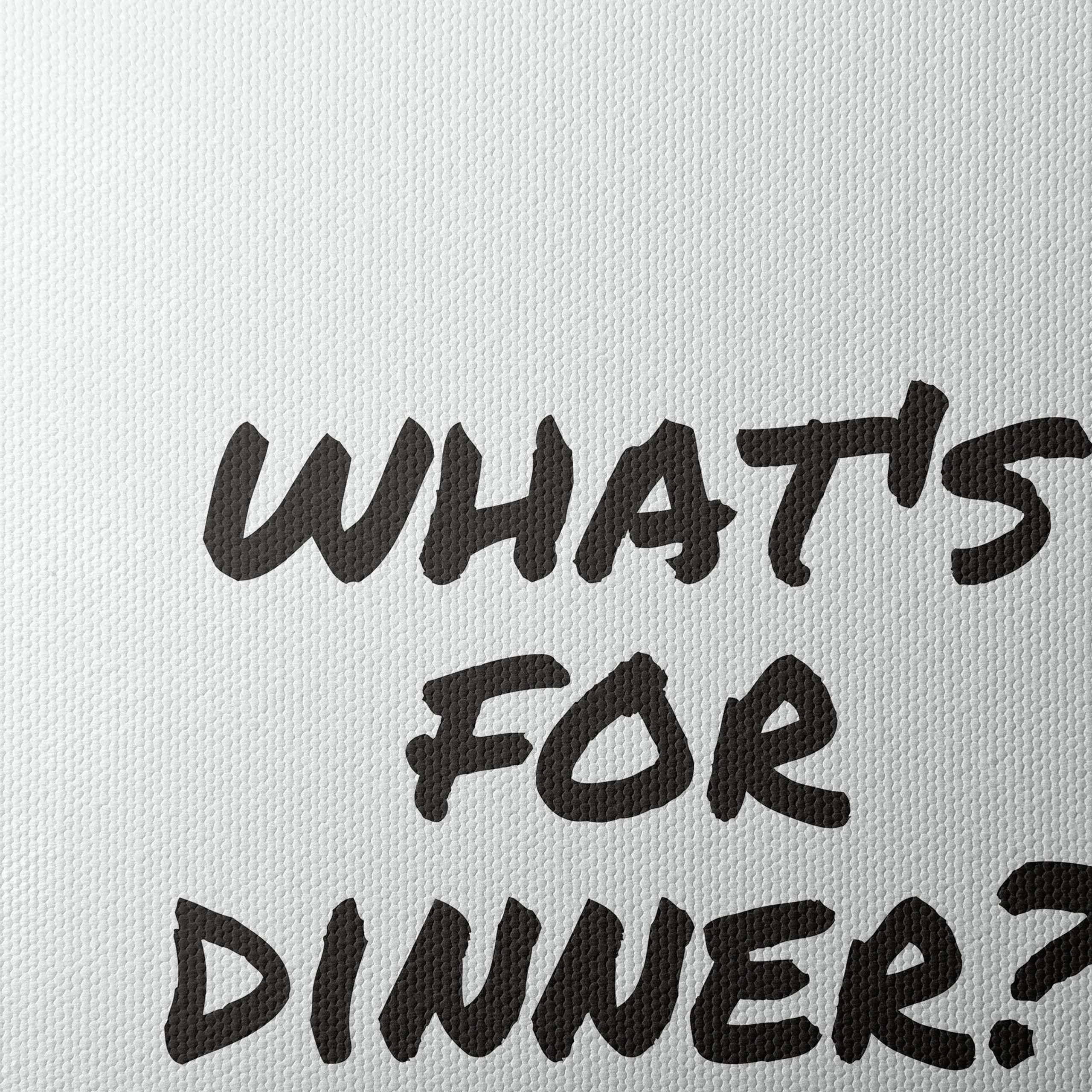 What's For Dinner? Inspirational Wall Art - Image 4