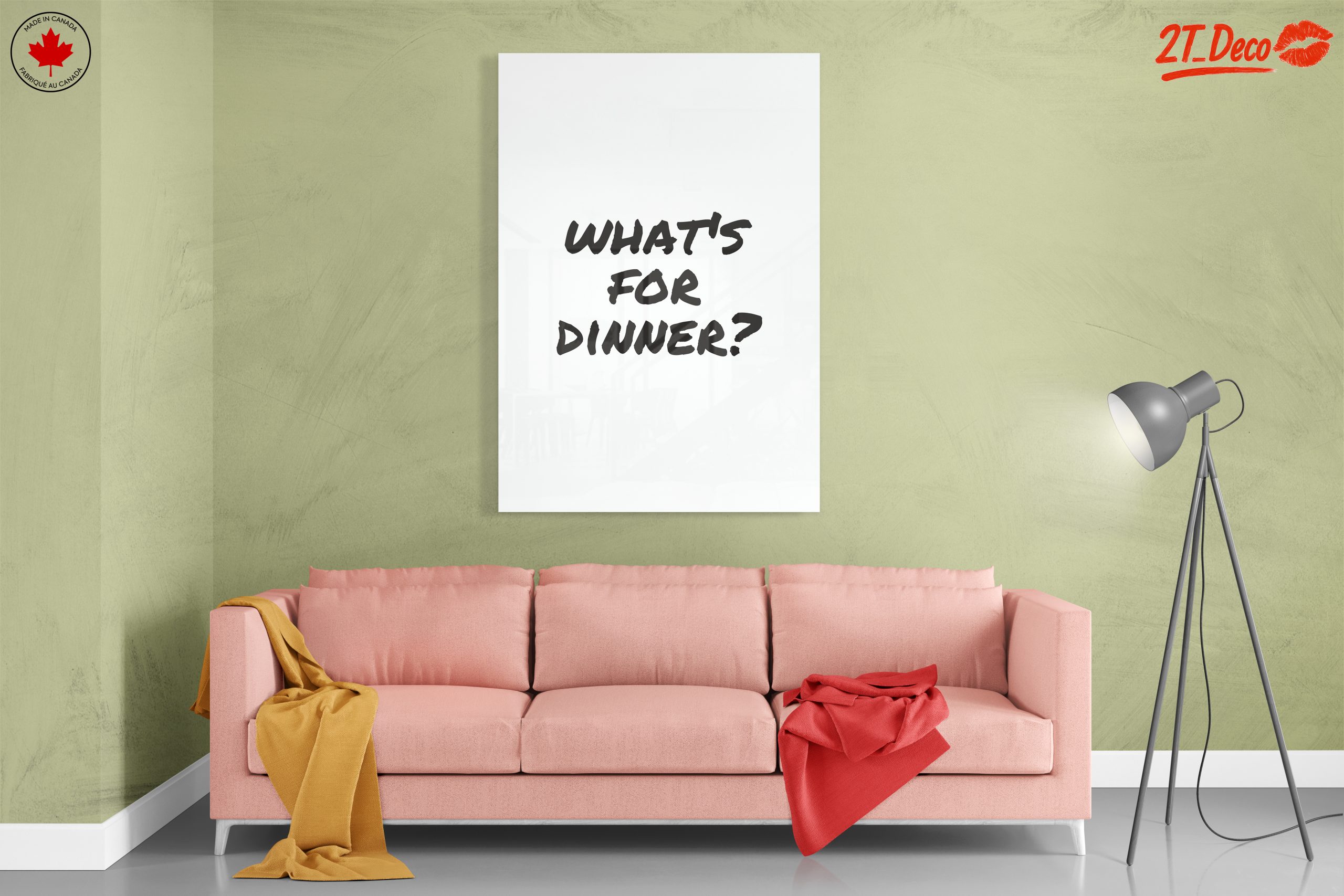 What's For Dinner? Inspirational Wall Art - Image 7