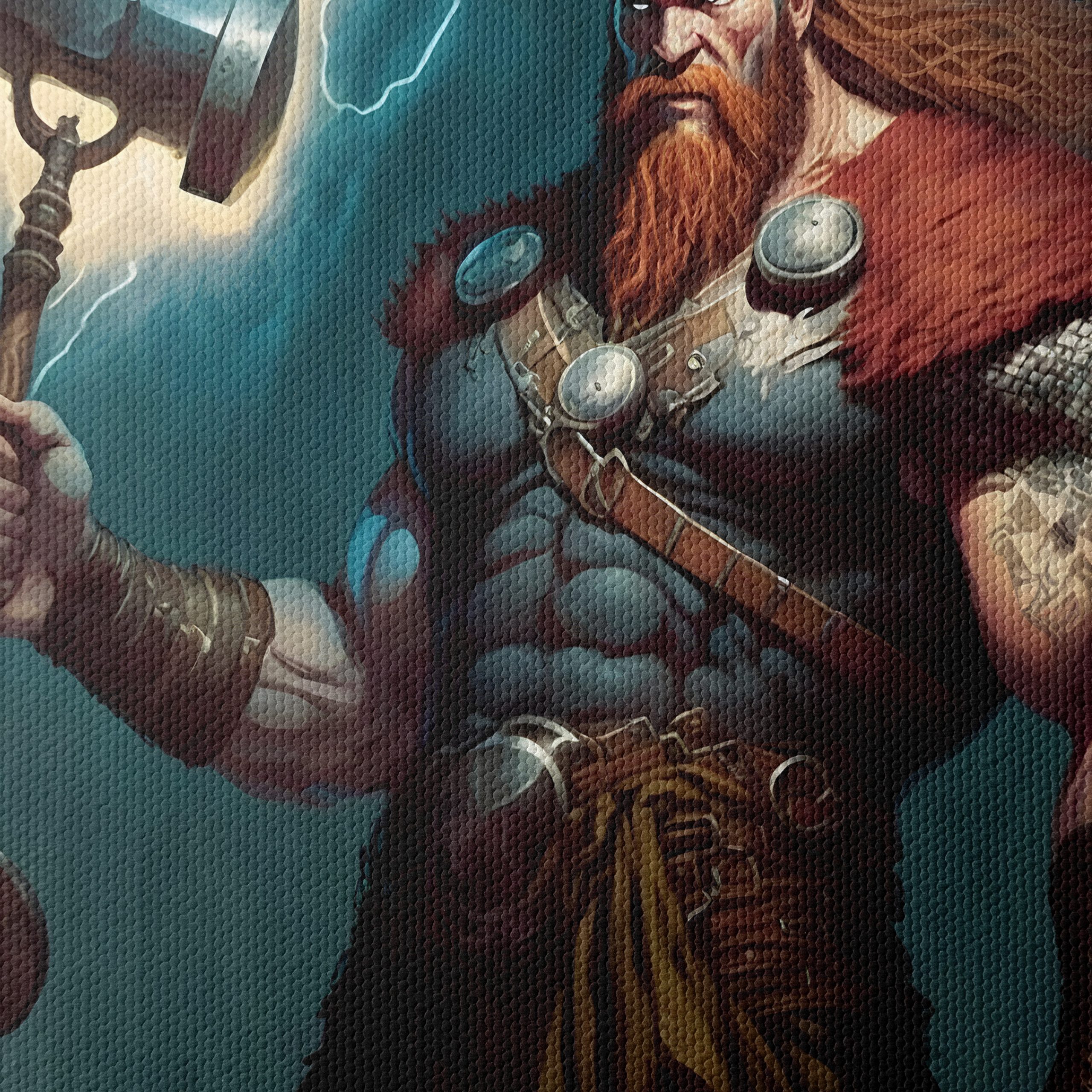 Dynamic Fantasy Character With Hammer - Image 4