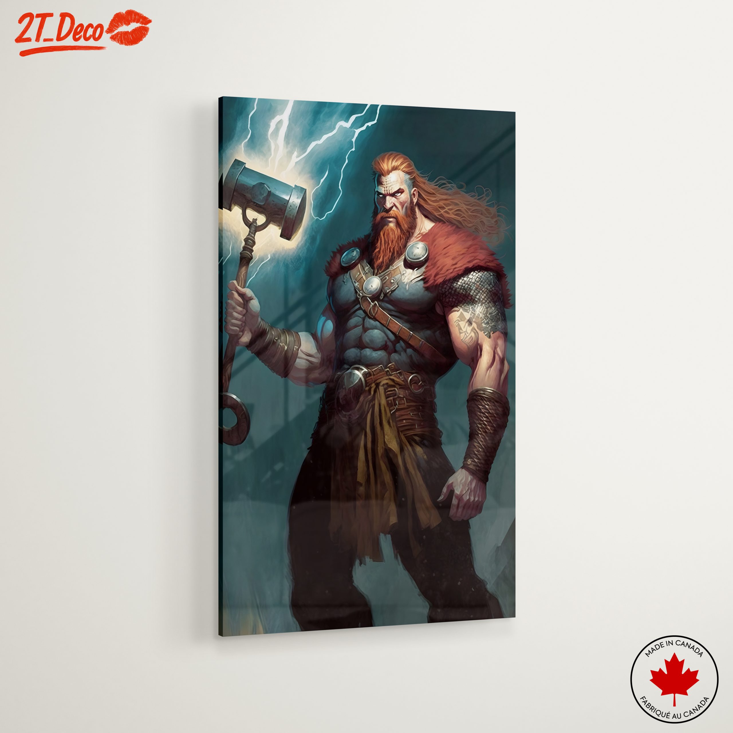 Dynamic Fantasy Character With Hammer - Image 6