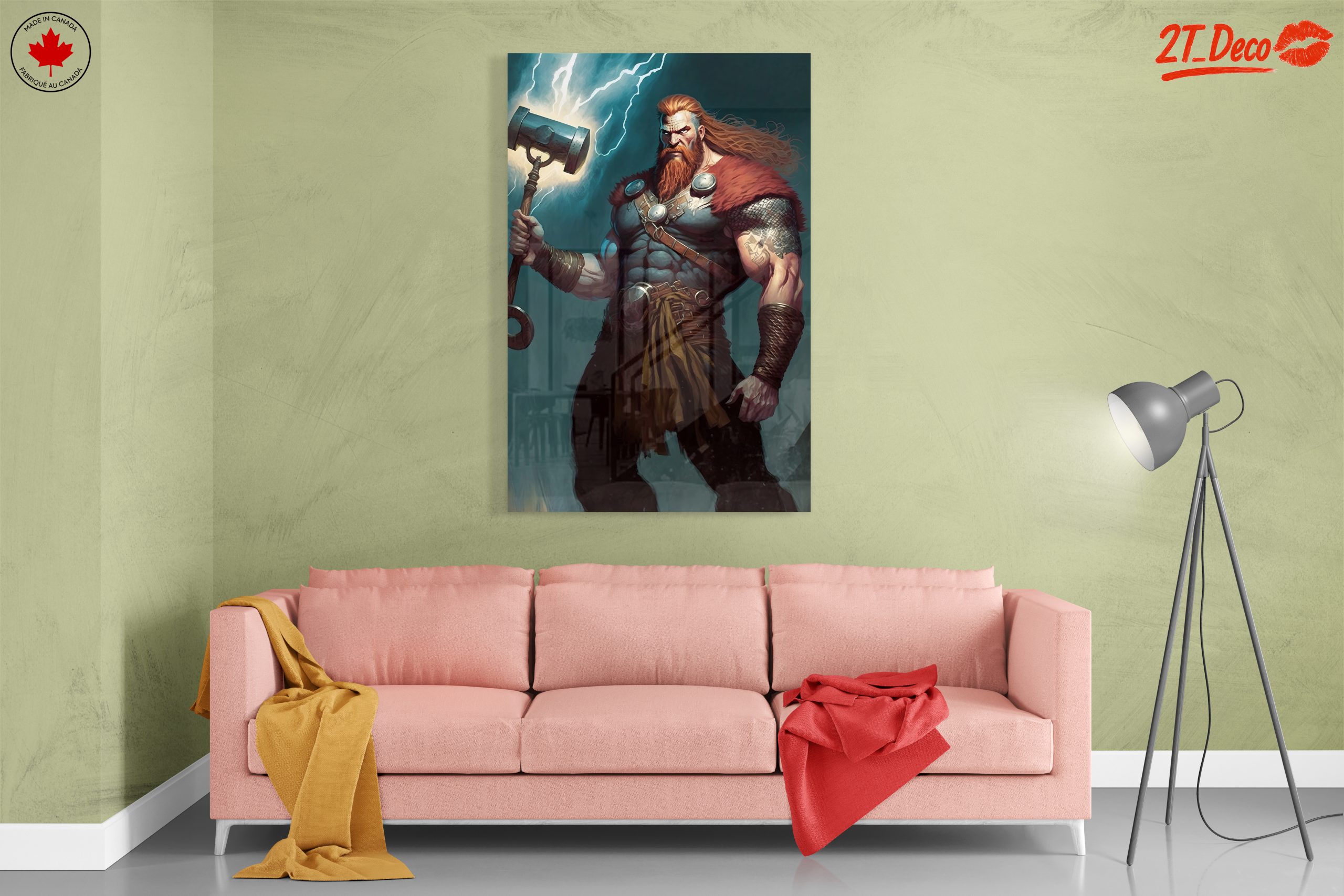 Dynamic Fantasy Character With Hammer - Image 7